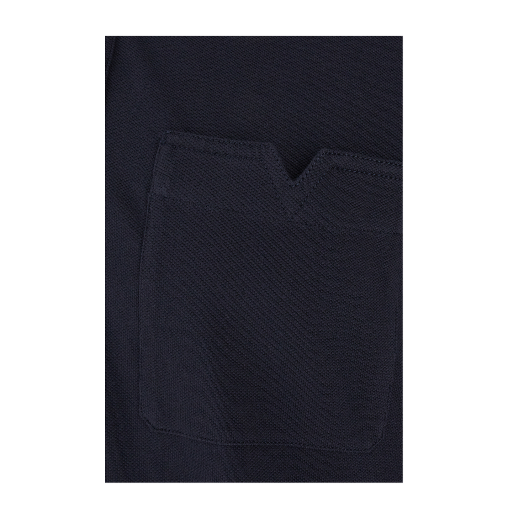 Navy Blue Piquet Polo Shirt