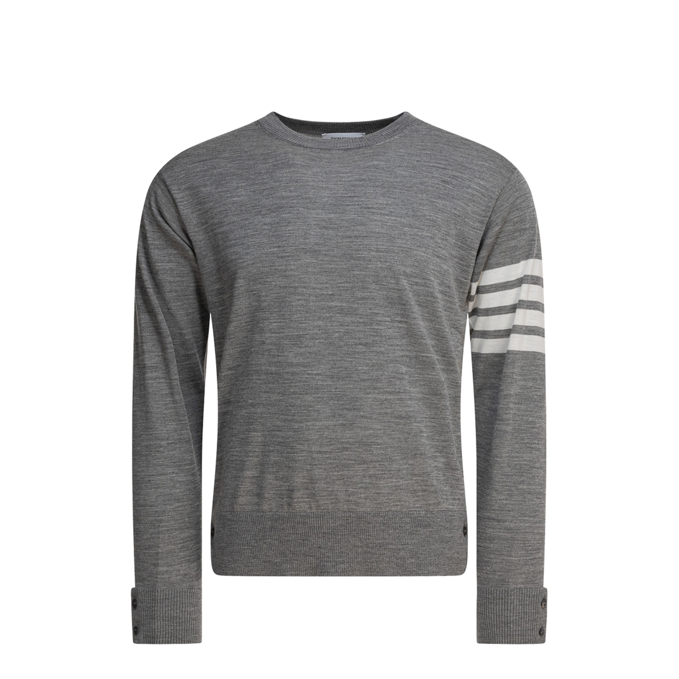 MAYFEYR - Thom Browne - Wool Crew Neck Sweater - MKA002AY1014058