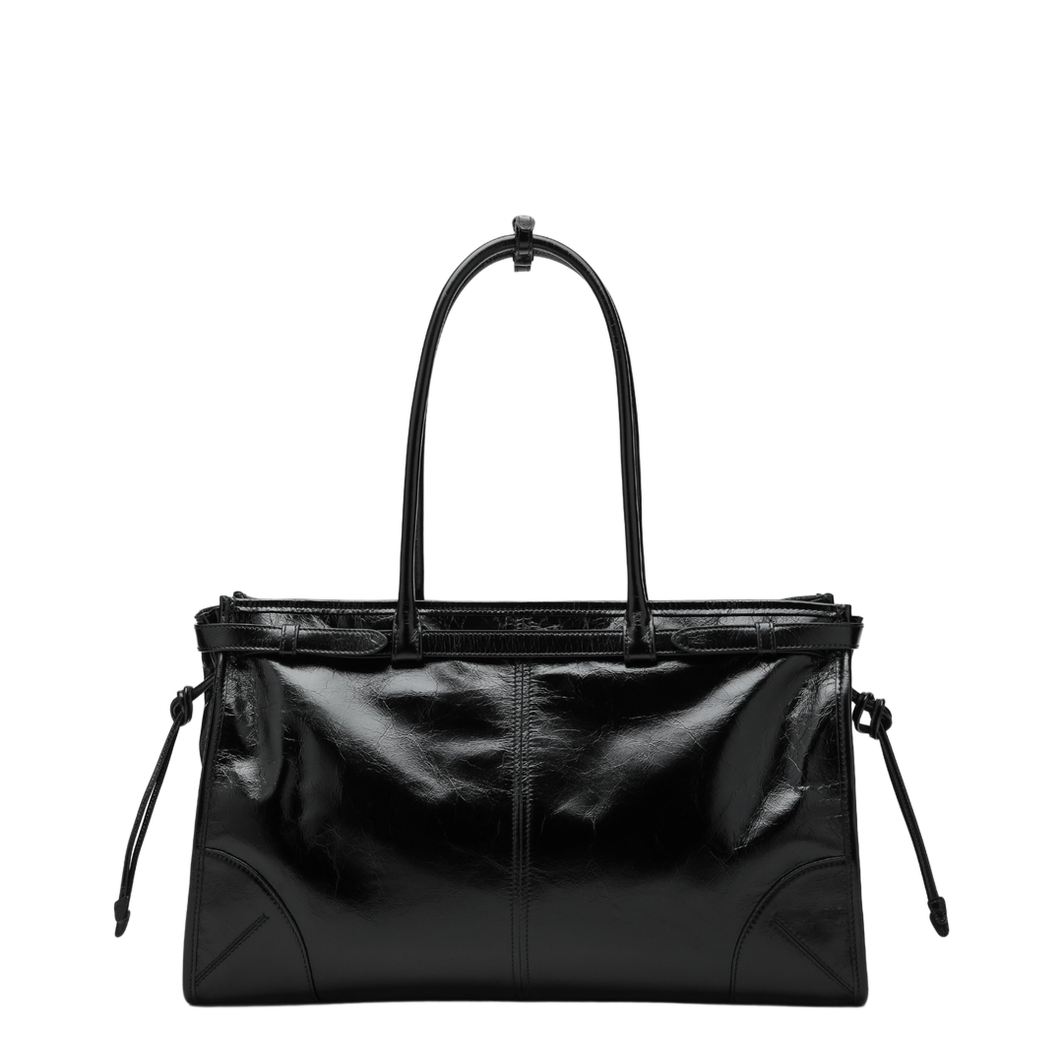 Bonnie Large Leather Handbags - Black