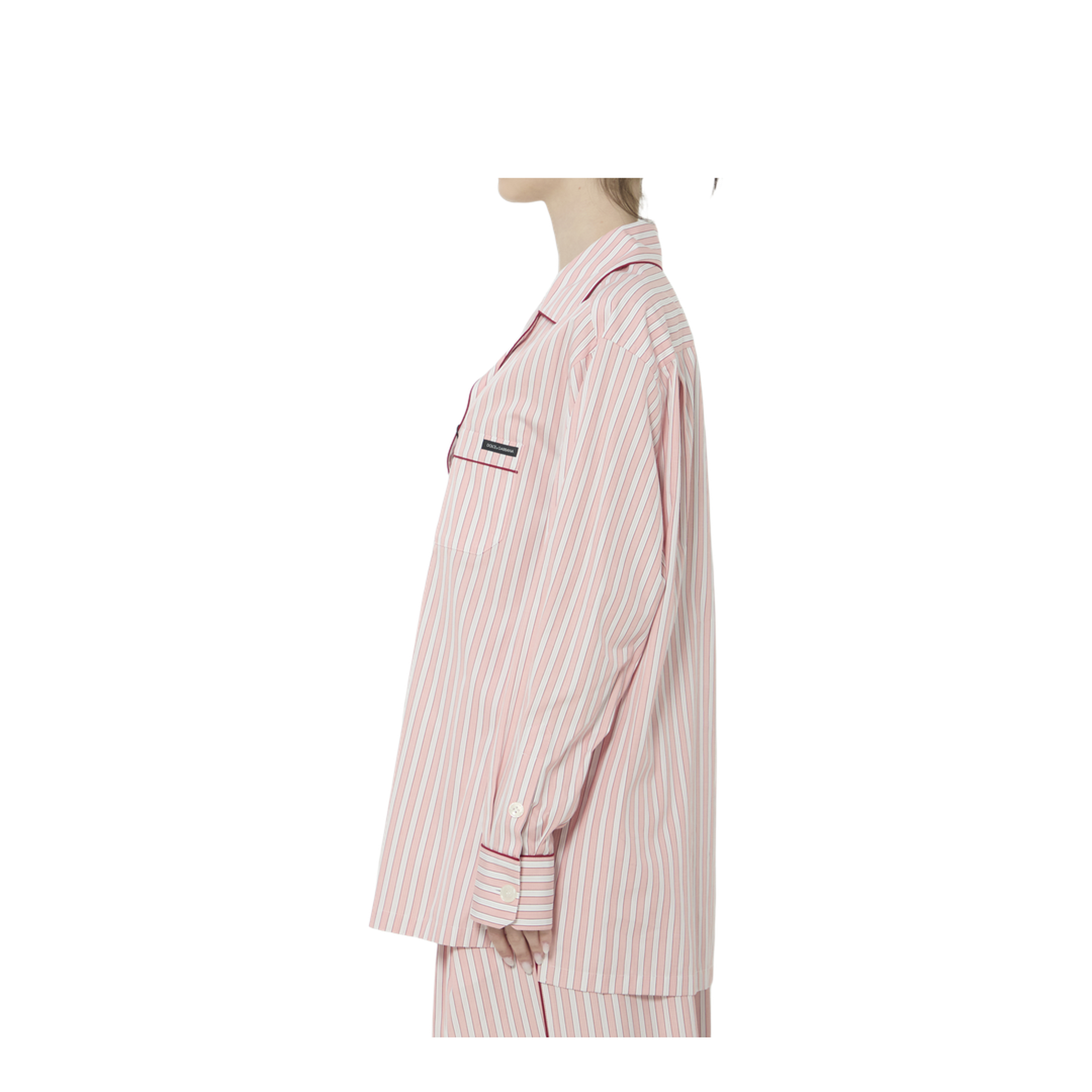 Striped Poplin Shirt In Multicolor