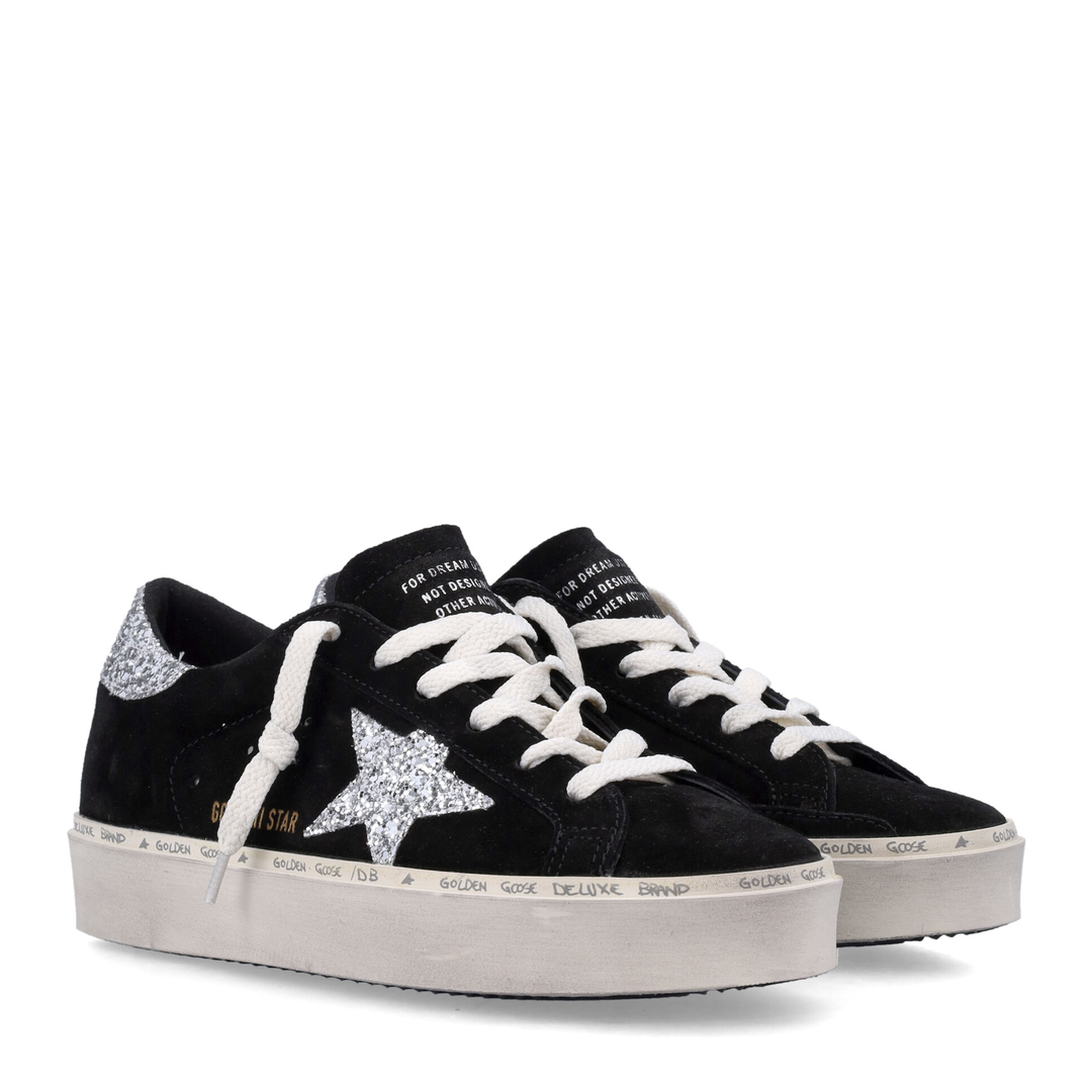 Black Hi Star Suede Sneakers