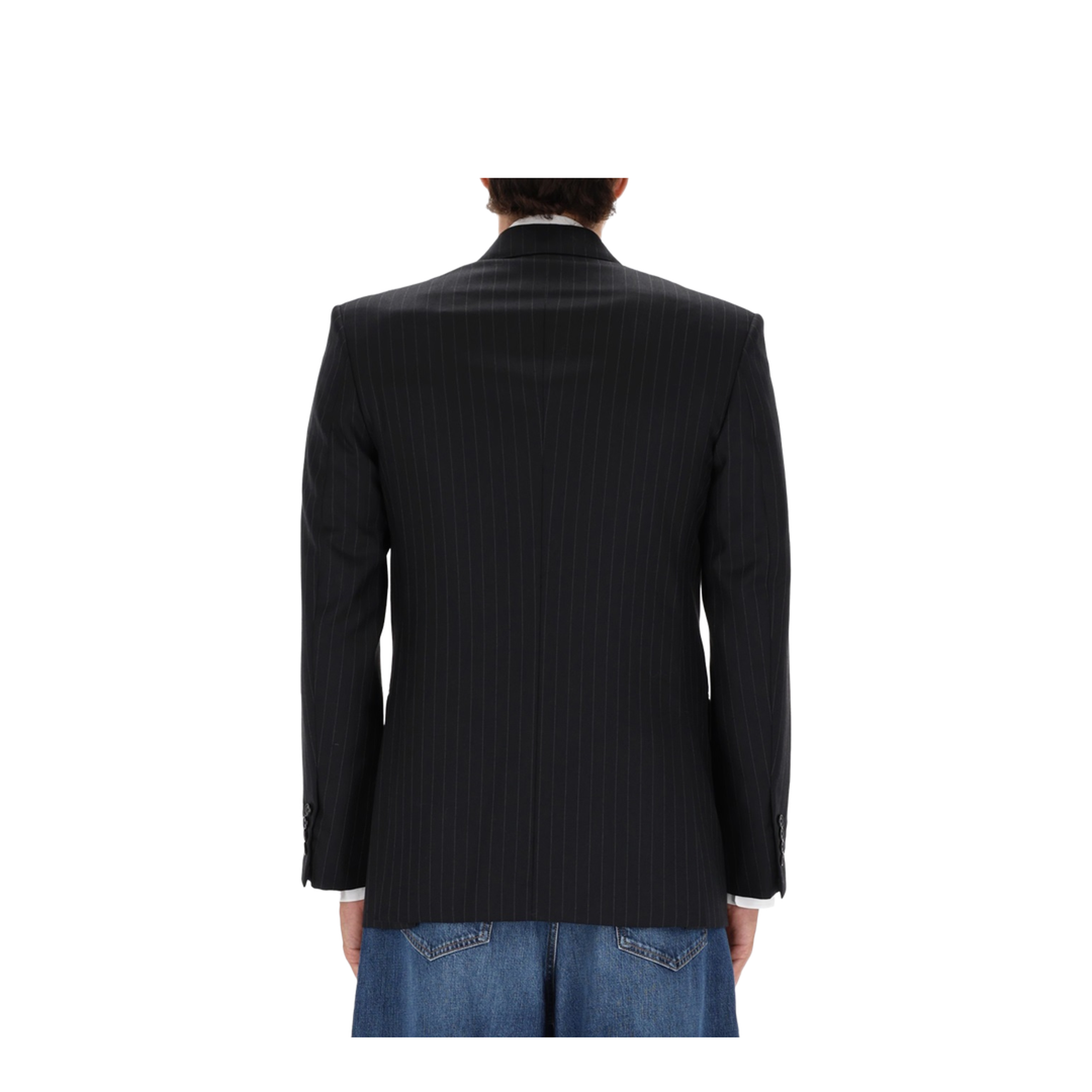 Fitted Striped Jacket