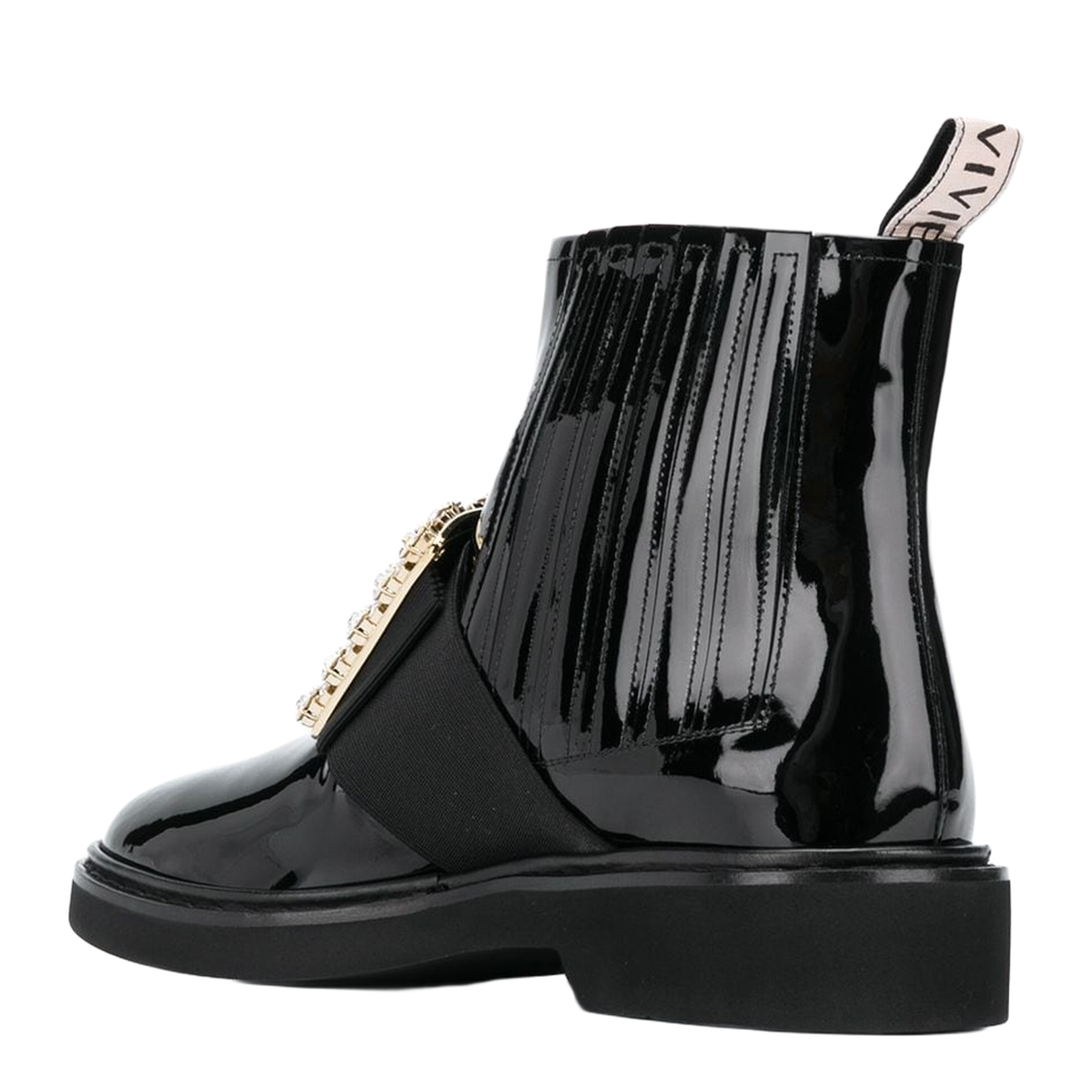Chelsea Booties in Patent Leather