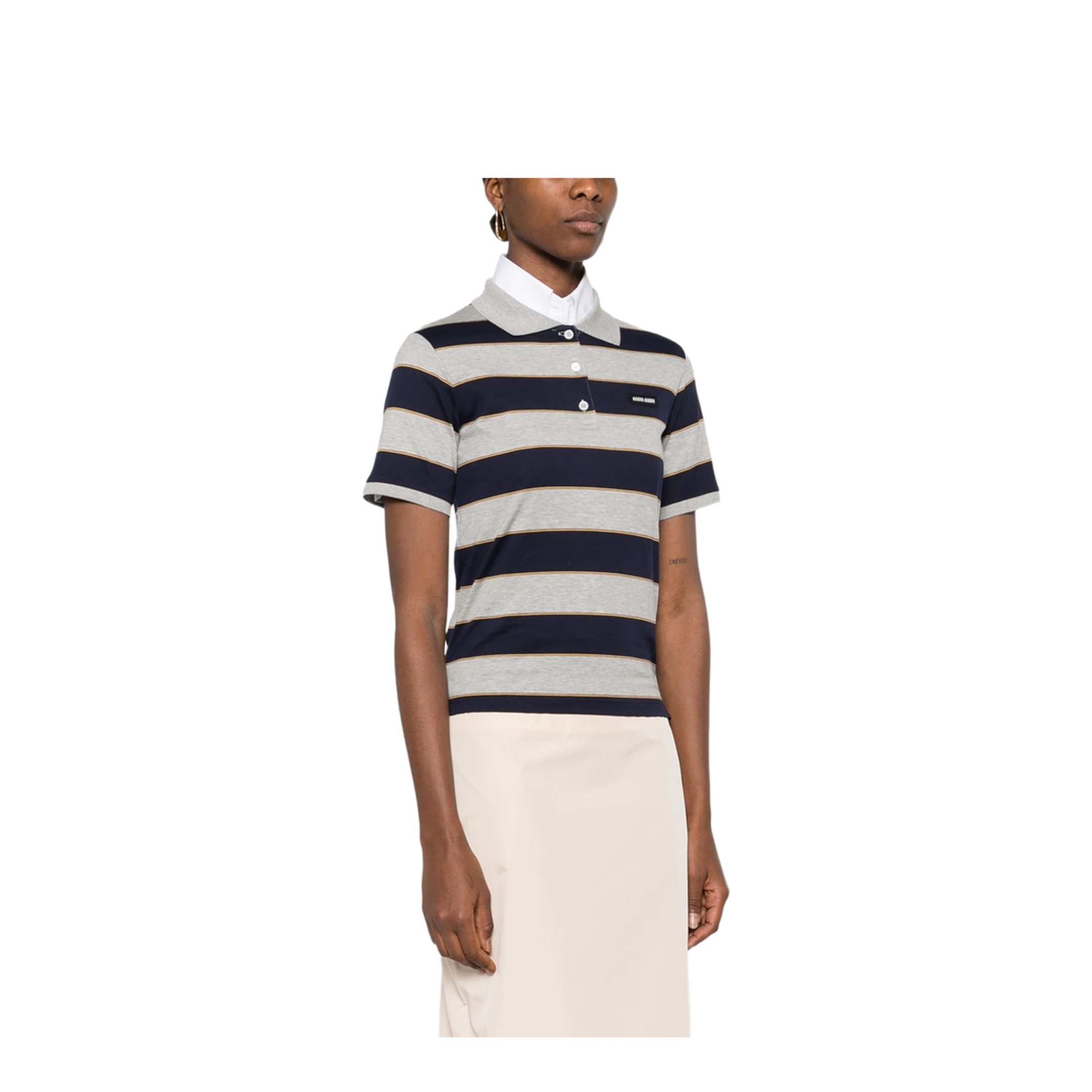 MAYFEYR - Miu Miu - T-Shirts And Polos Blue - MJN53614RTF005R