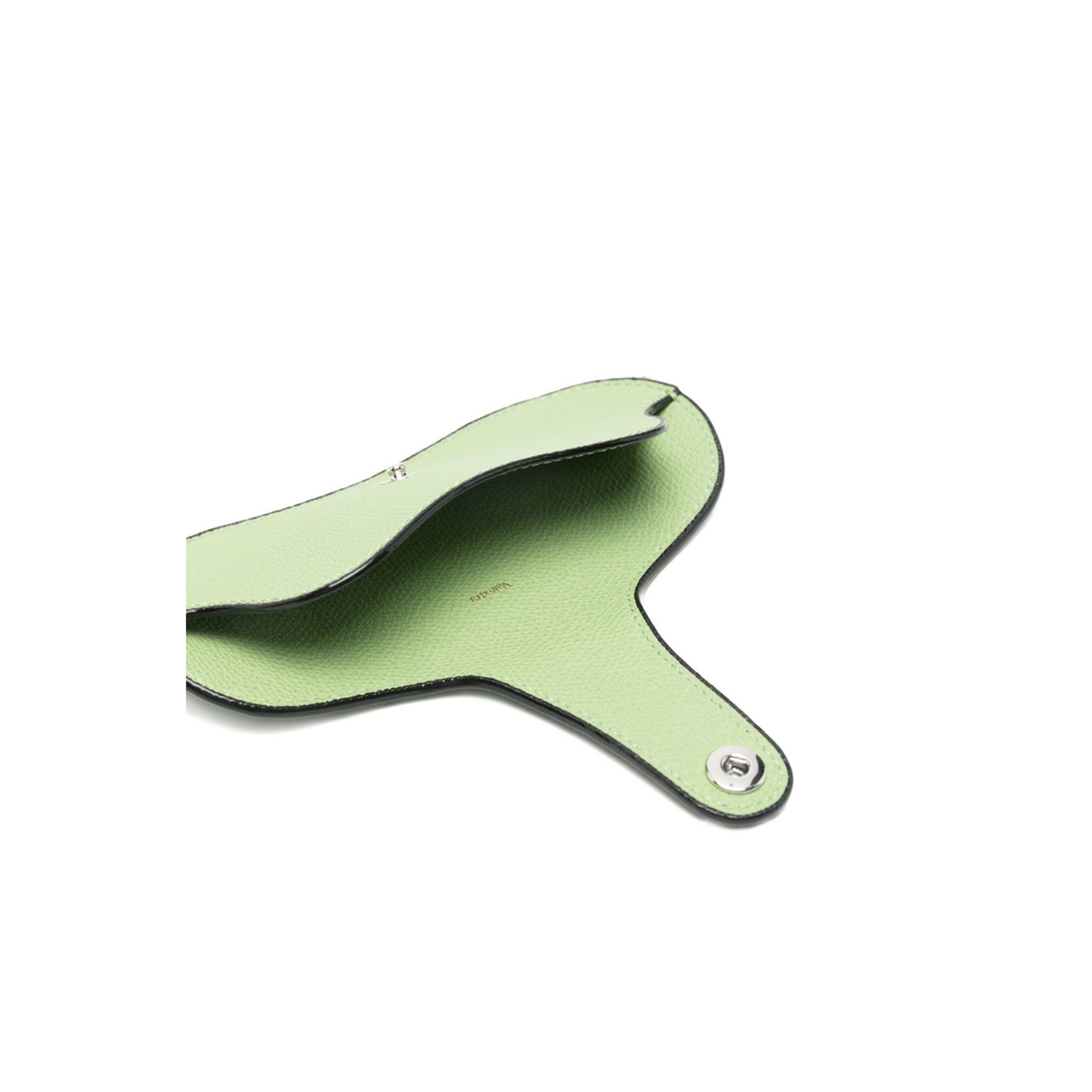 Aloe Green Leather Luxury Glasses Case with Lanyard