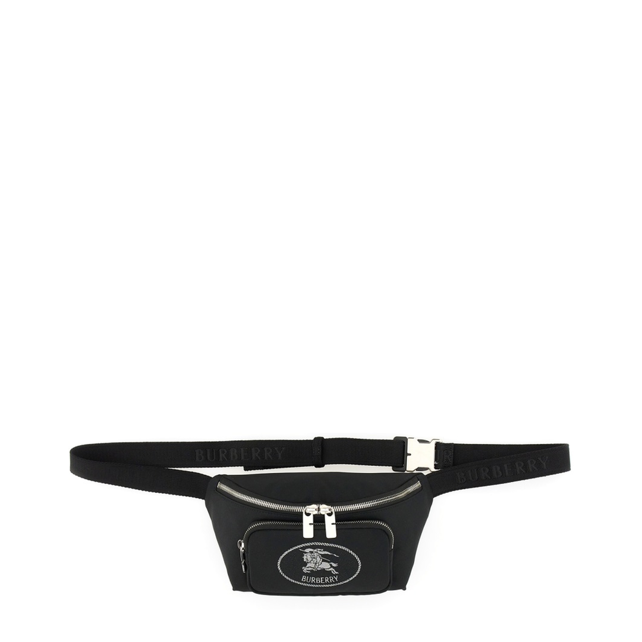 Black Canvas Belt Bag