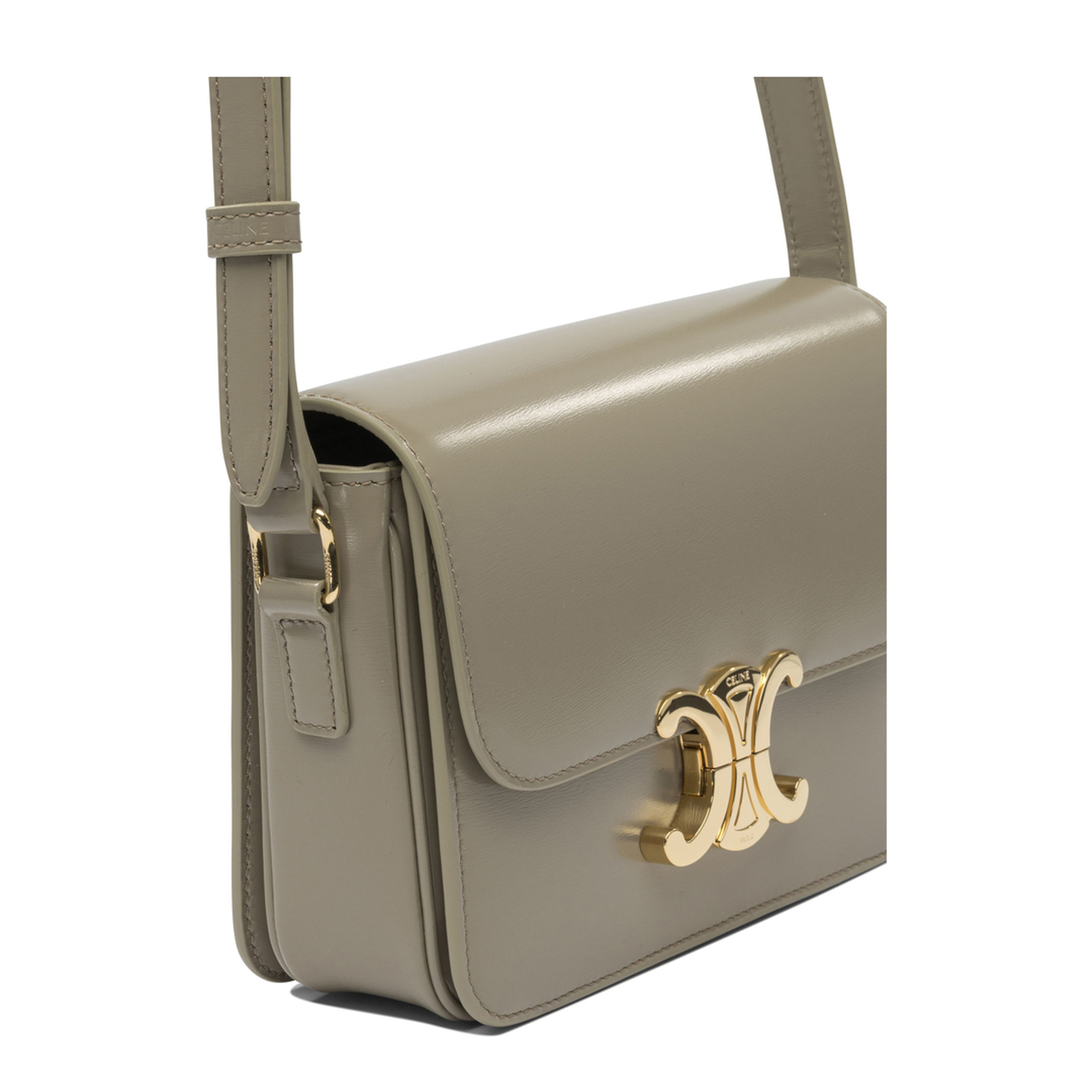 Teen Triomphe Bag in Shiny Calfskin
