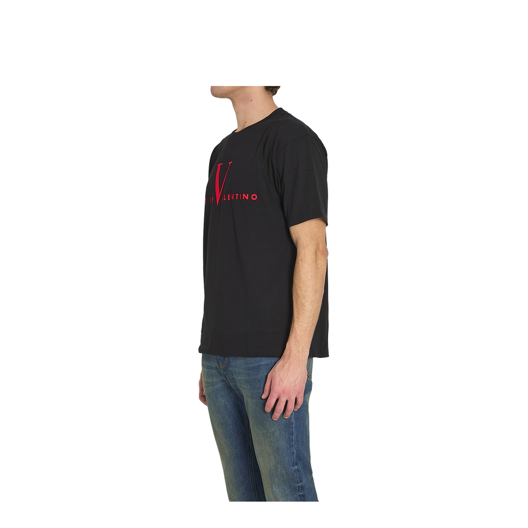 Cotton T-Shirt with Made In Print