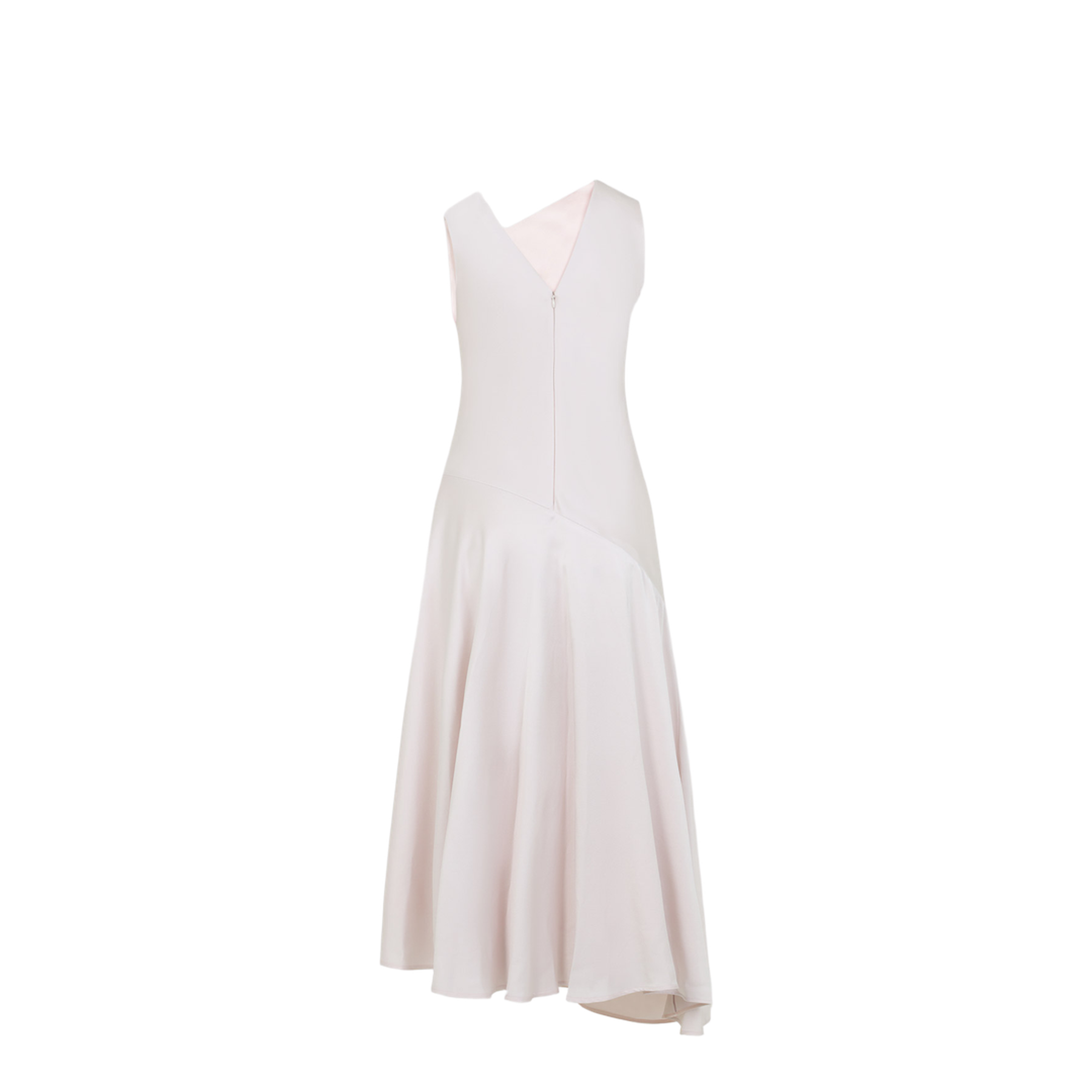 Asymetric Dress with Diagonal Cut