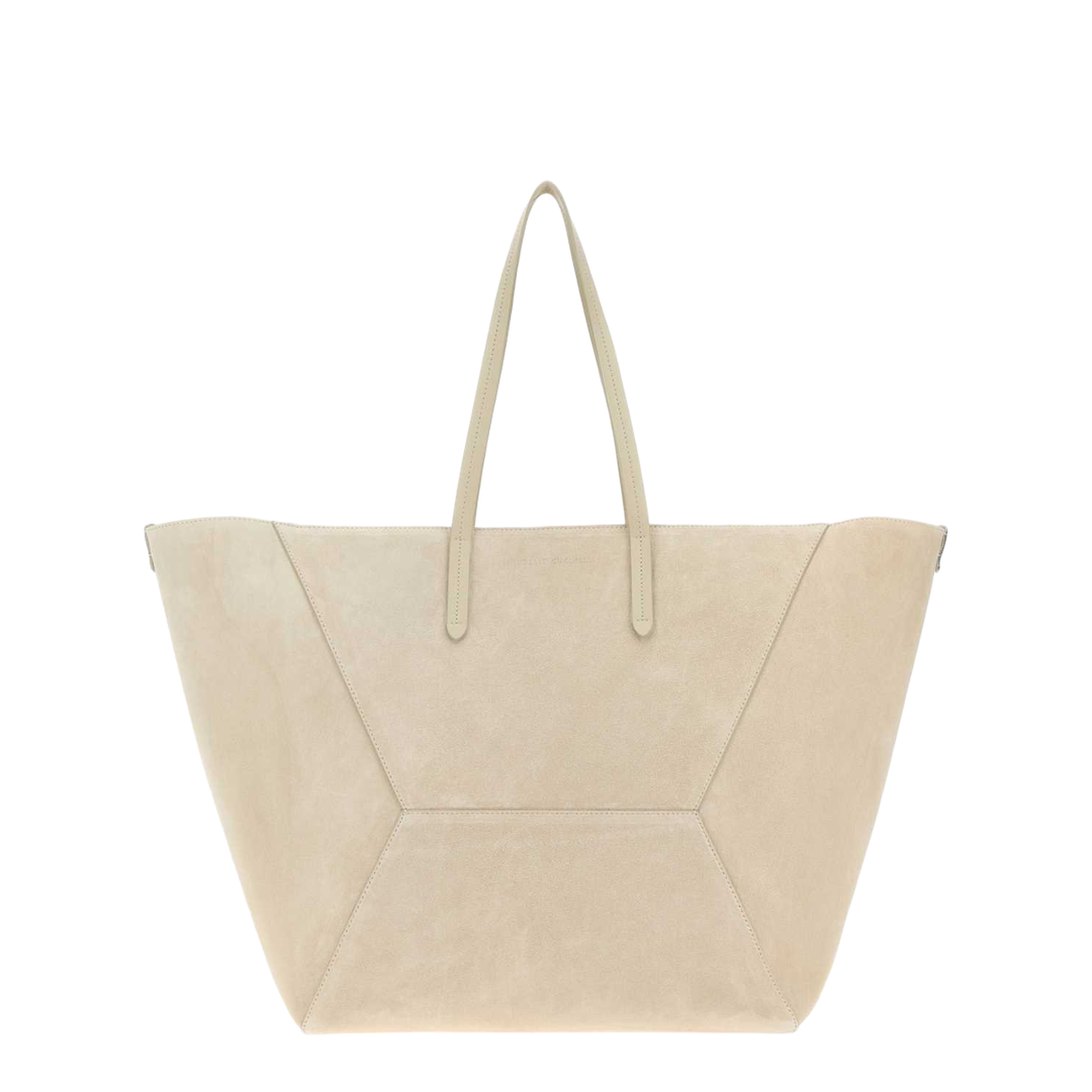 MAYFEYR - Brunello Cucinelli - Sand Suede Shopping Bag - MBDLB2572PC8905