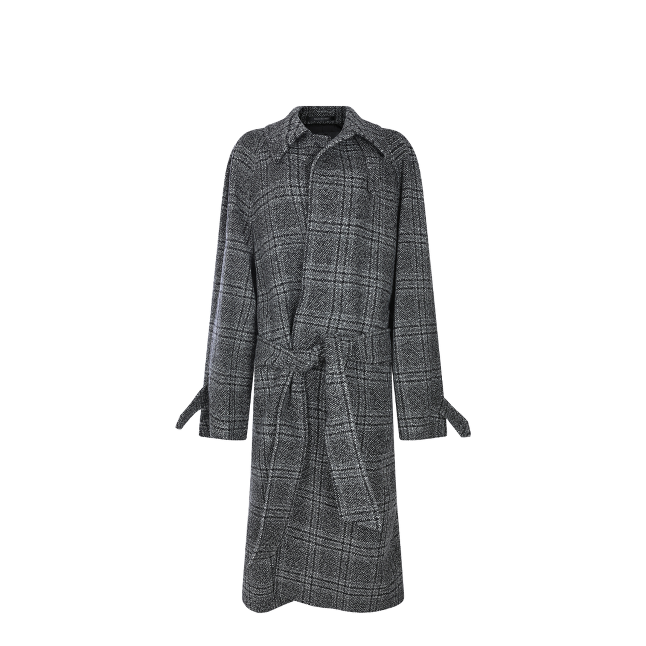 Grey One Layer Coat