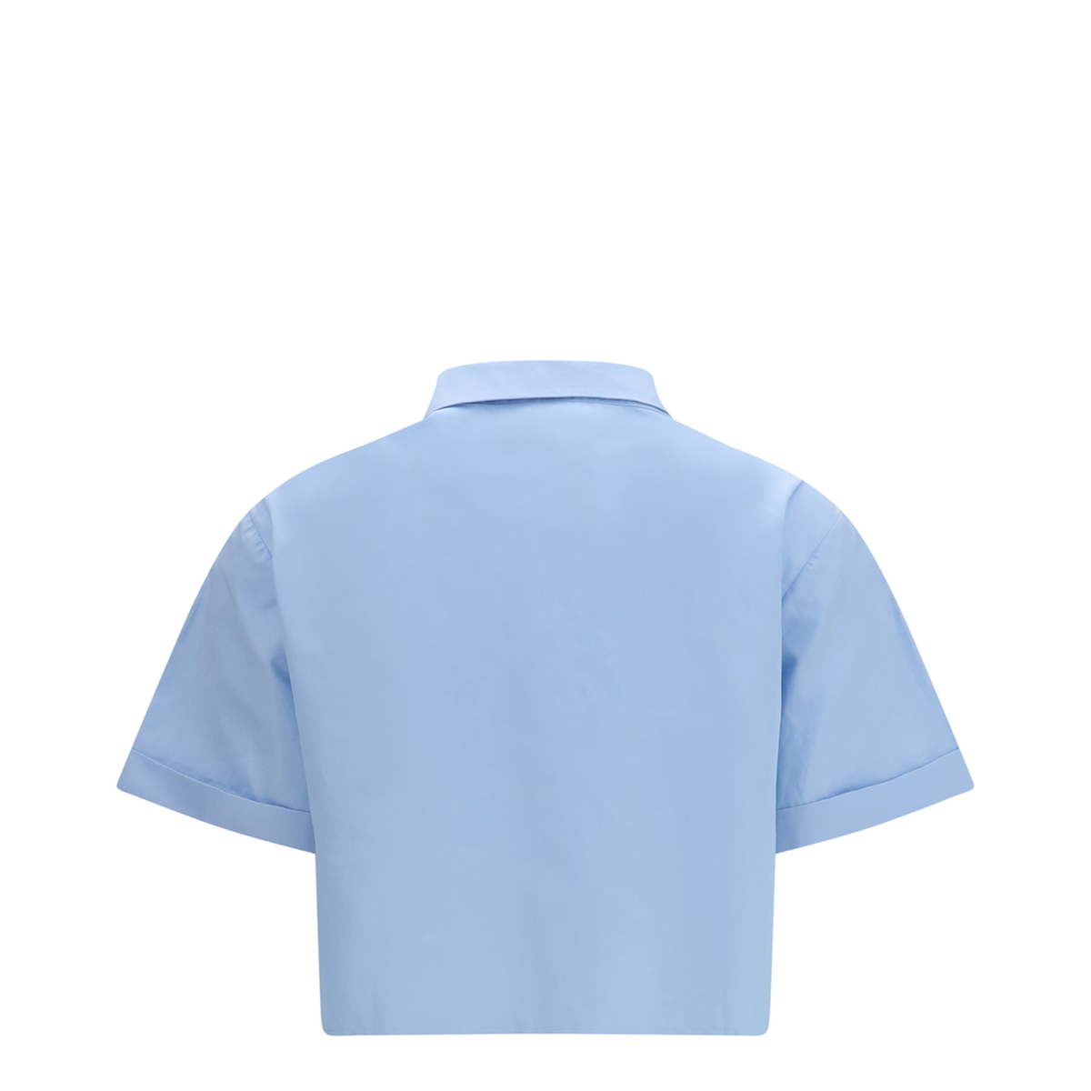 MAYFEYR - Miu Miu - Poplin Shirt With Ruffle Details - MK2045SOOO10RGF0013