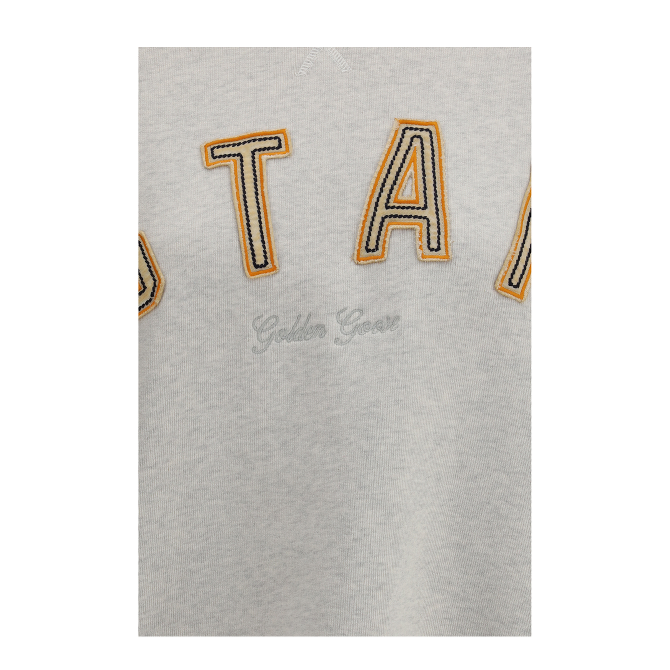 MAYFEYR - Golden Goose - Sweatshirt Crewneck In Cotton With Contrasting Logo - GUP02711P002412