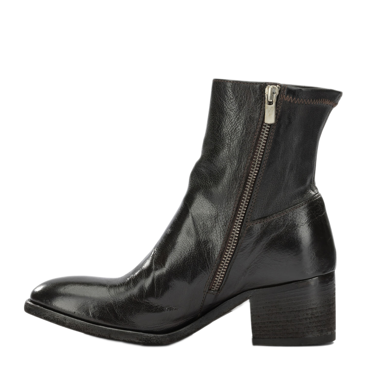 MAYFEYR - Officine Creative - Denner 127 Ankle Boots With Zipper - DENNER127IGNISSTRETCHTEBANO