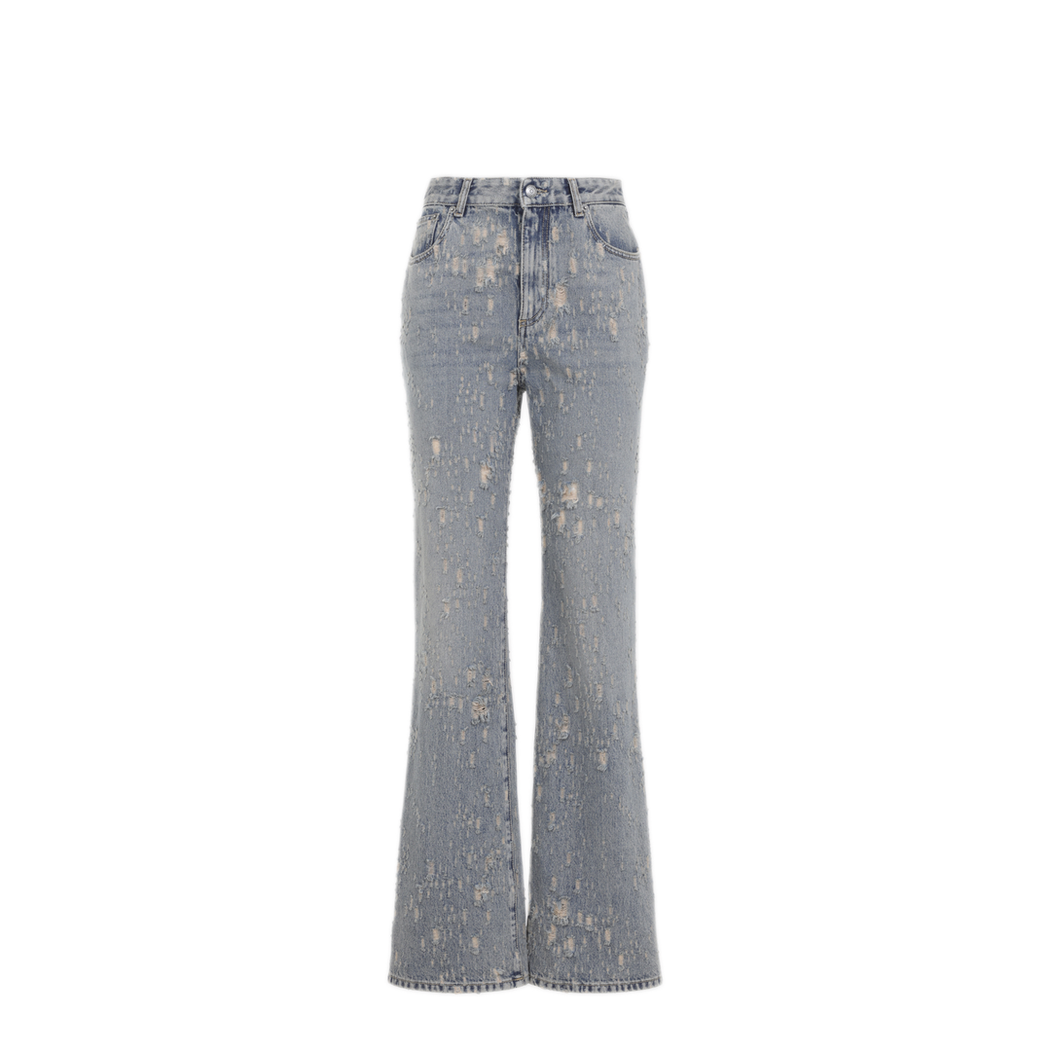 MAYFEYR - Alexander Mcqueen - Distressed Flared Jeans - A0002RQZAR24403