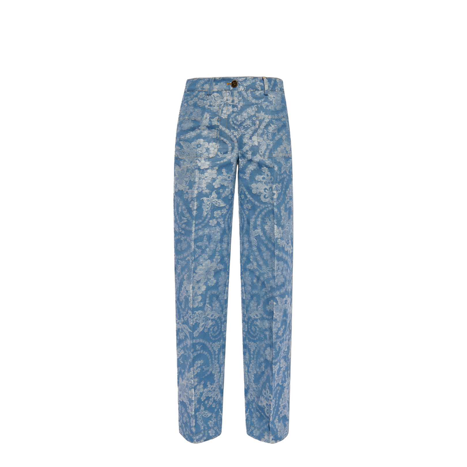 Trousers with decorative pattern