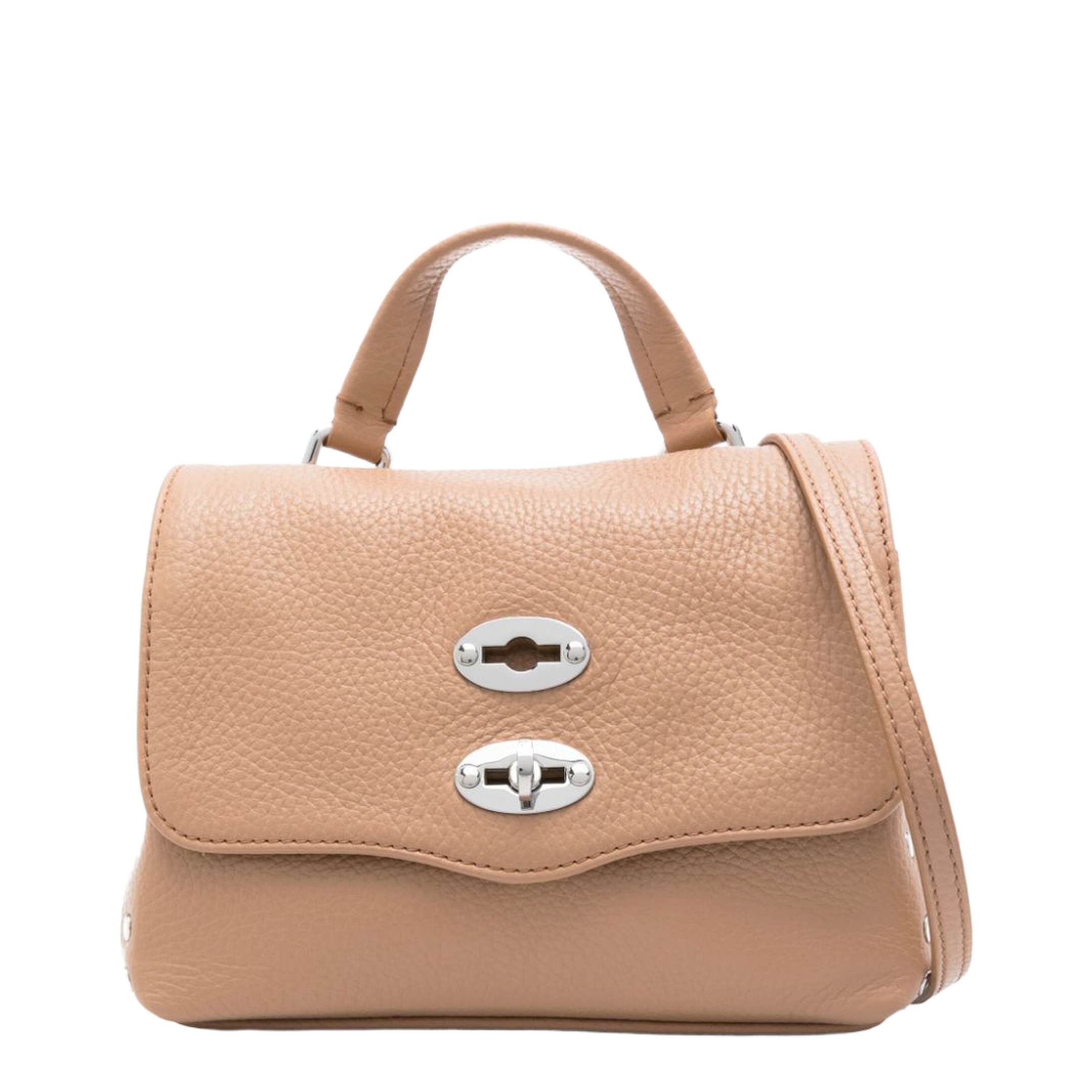 Postina Daily Baby Calfskin Bag - Brown Cantucci