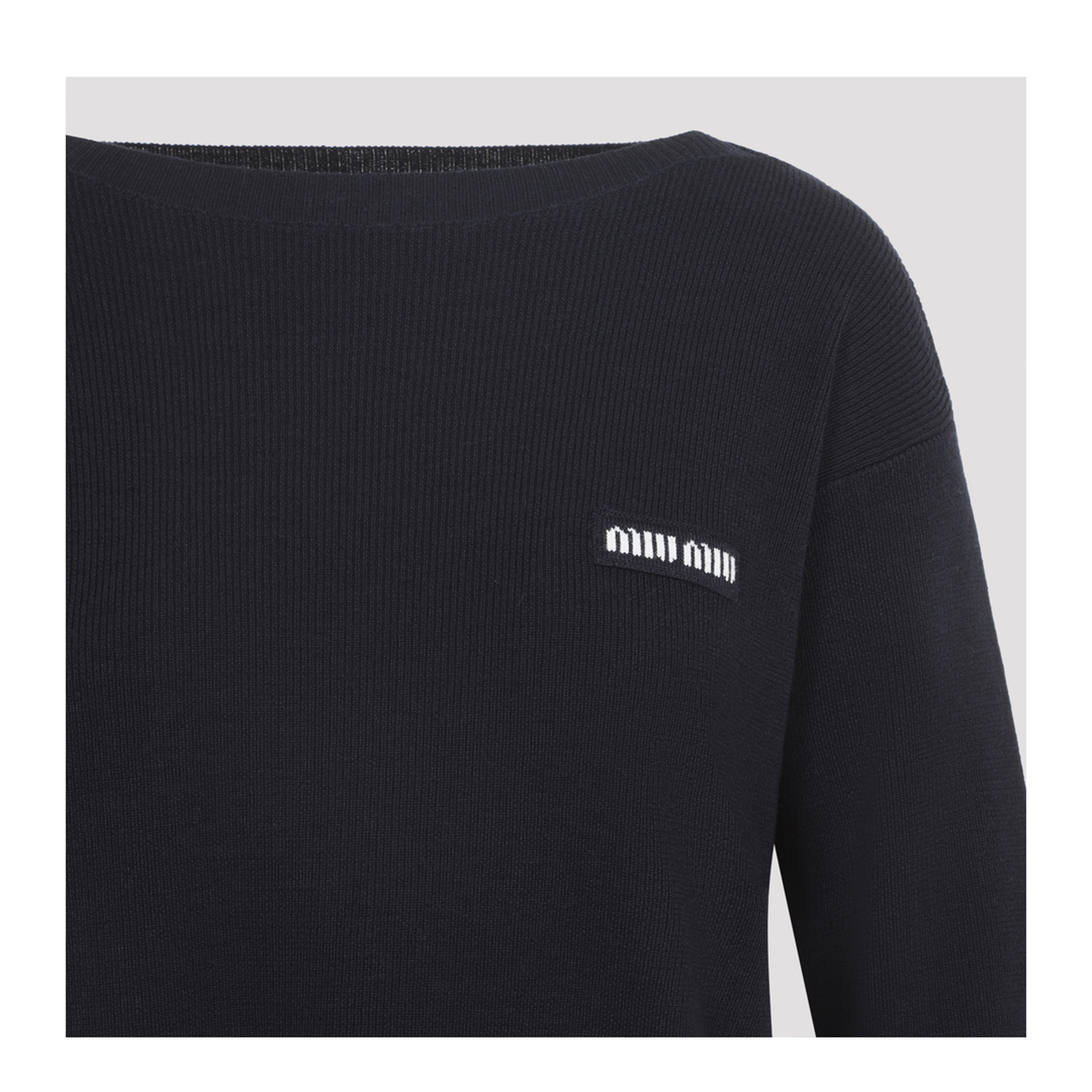 MAYFEYR - Miu Miu - Boat-Neck Sweater - MML06WSOOO1903