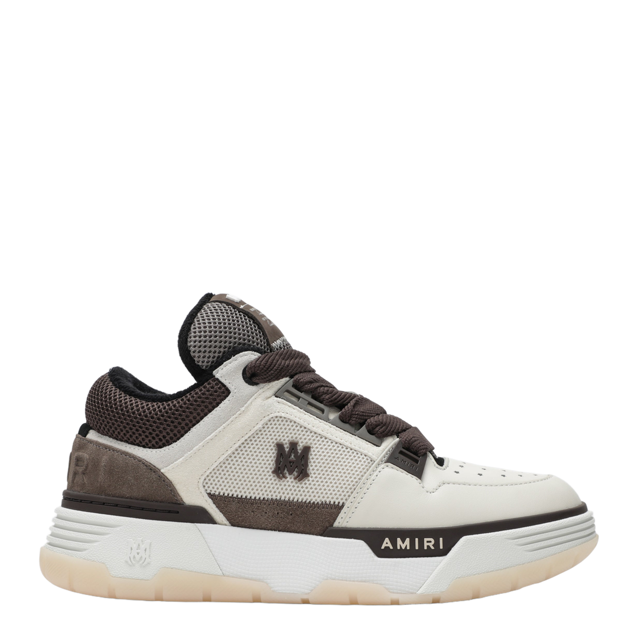 MAYFEYR - Amiri - Leather Sneakers In Brown - AMFOSR1130LE210