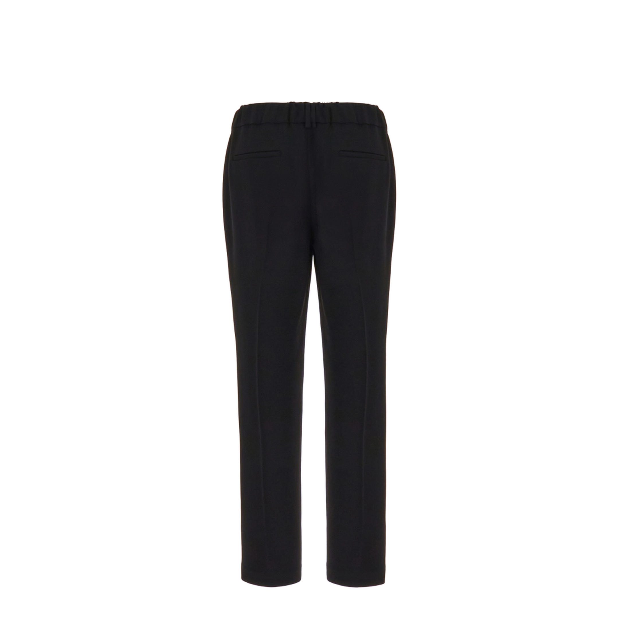 Black Silk Trousers