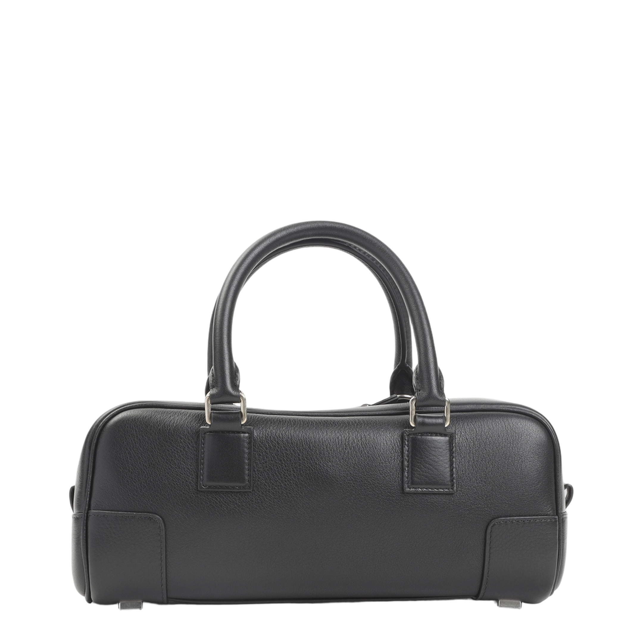 Cropped Bag in Shiny Calfskin Black
