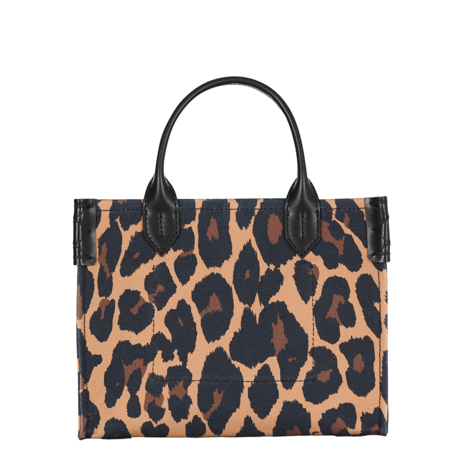 Embossed Logo Bag with Top Handle and Adjustable Detachable Strap