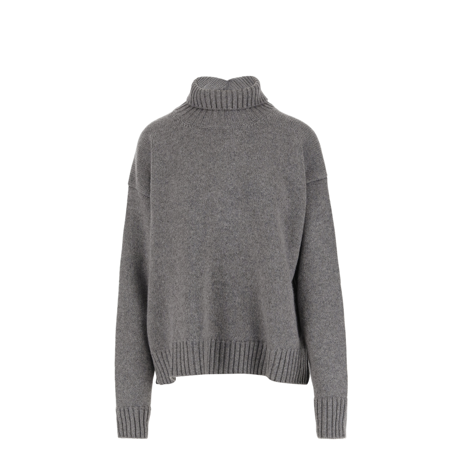 Cashmere Blend High-Neck Sweater