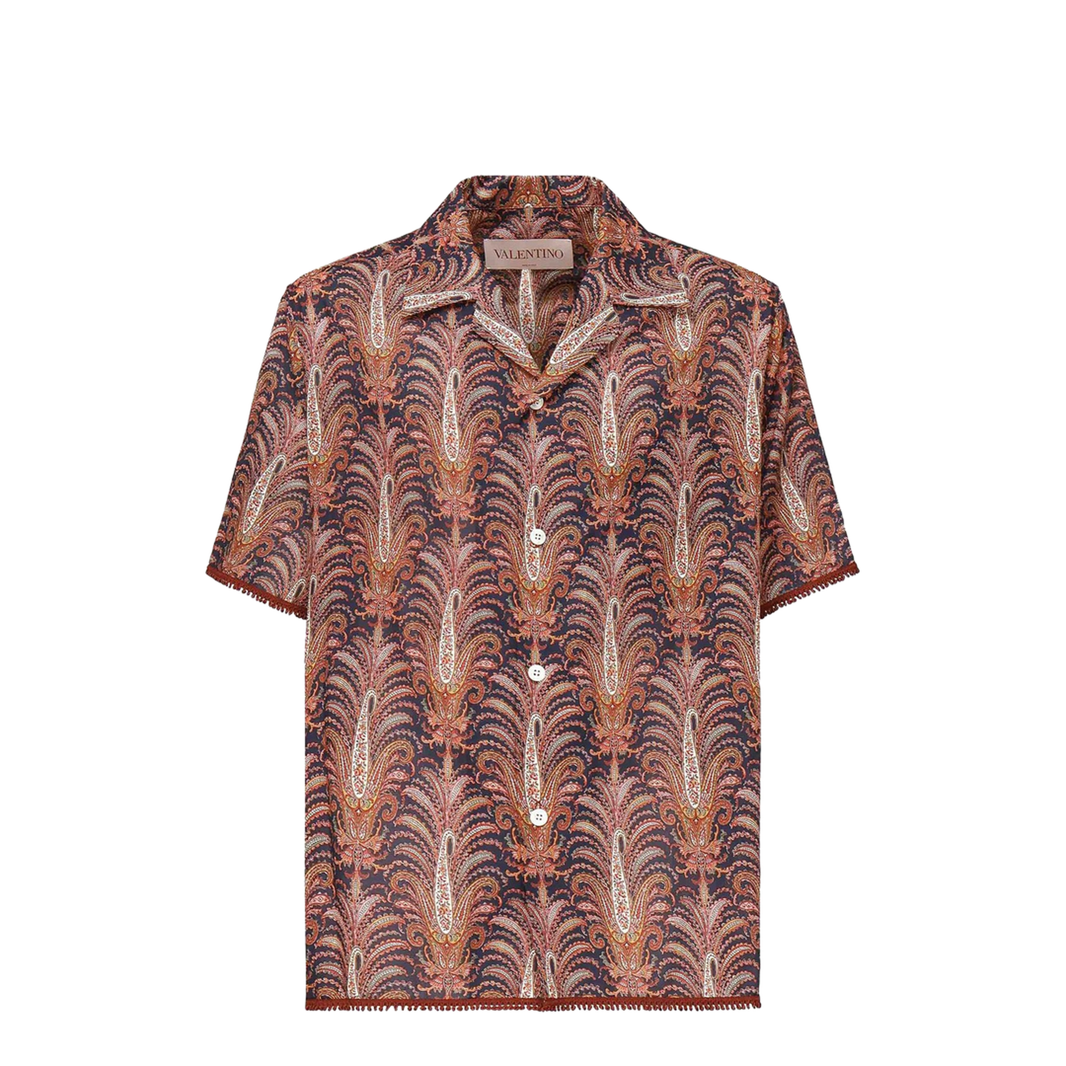 Cotton Shirt With Graphic Print