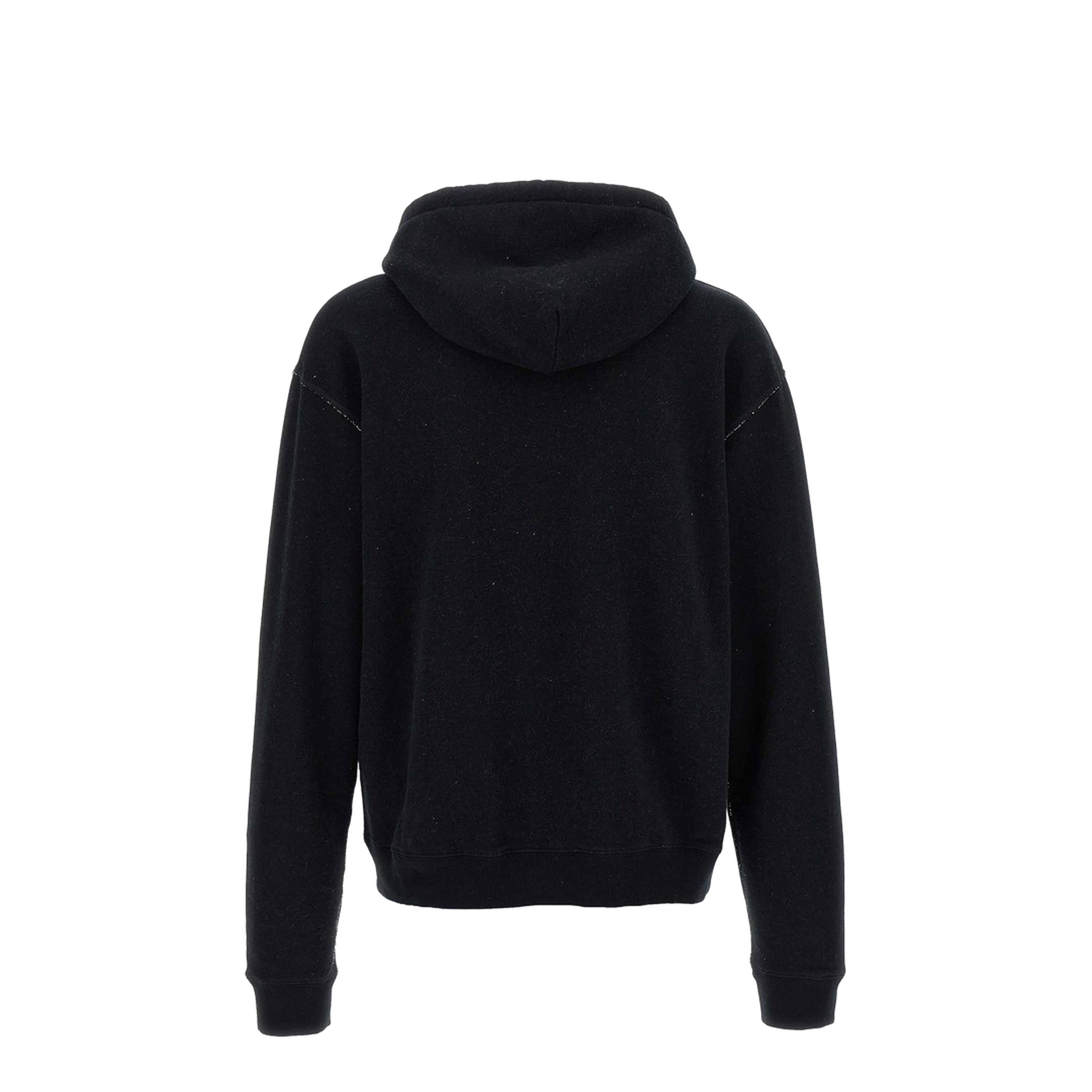 Printed Hoodie Black