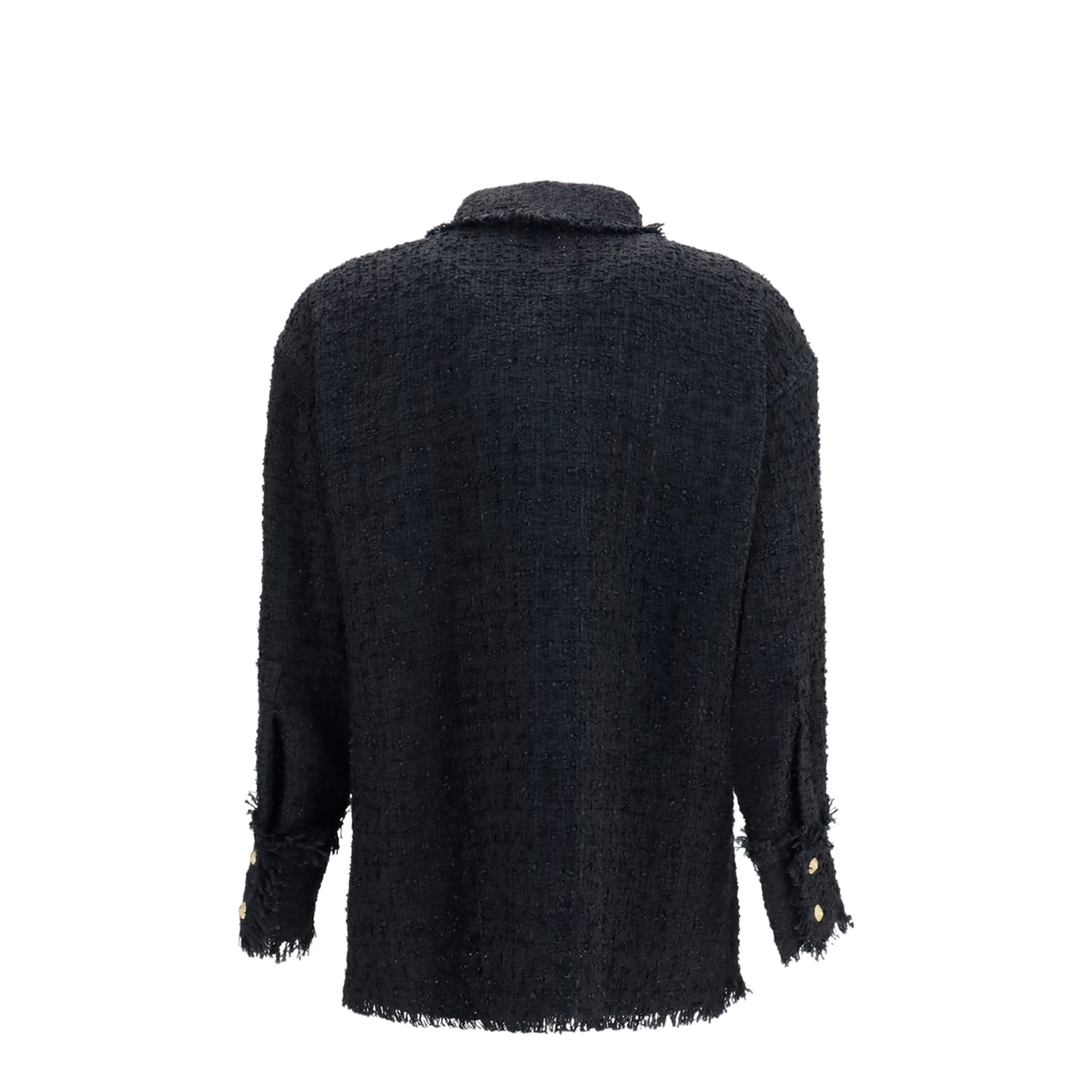 MAYFEYR - Balmain - Tweed Shirt - HF1HD005XM07