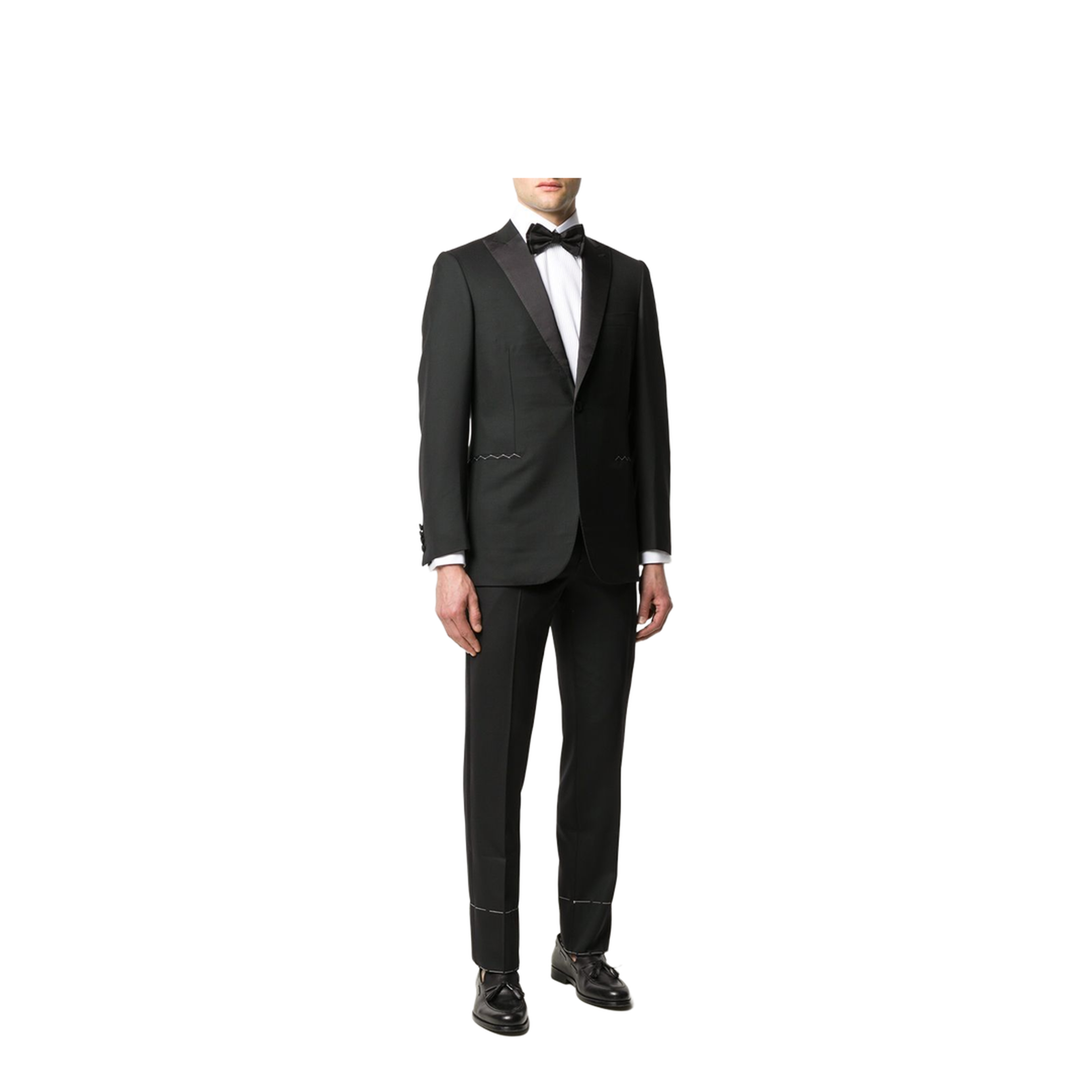 MAYFEYR - Brioni - Essential Black Super 160'S Wool Policleto Tuxedo - RT030LP6A0M0000