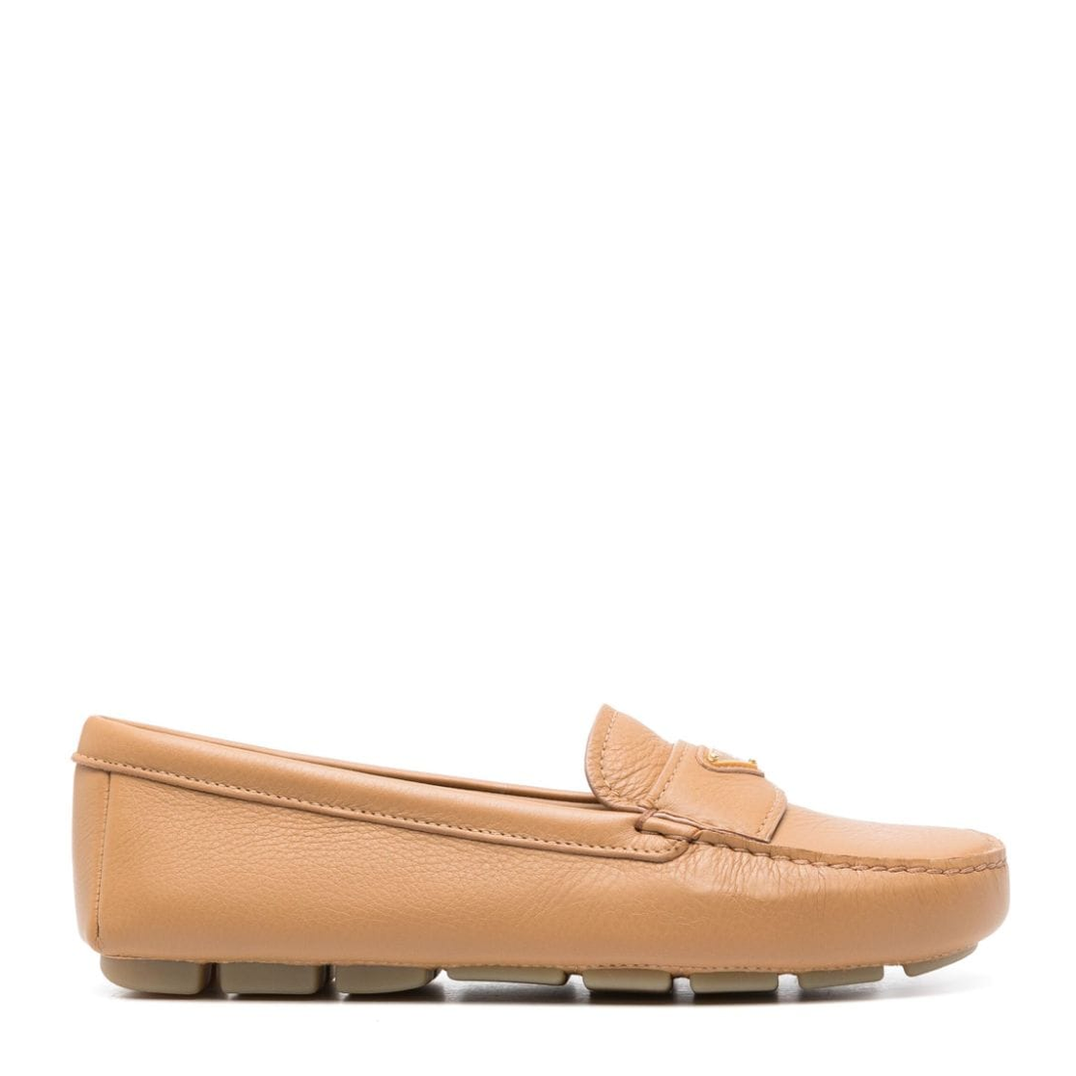 MAYFEYR - Prada - Triangle-Logo Leather Driving Loafers - 1DD082F005ATGF0018