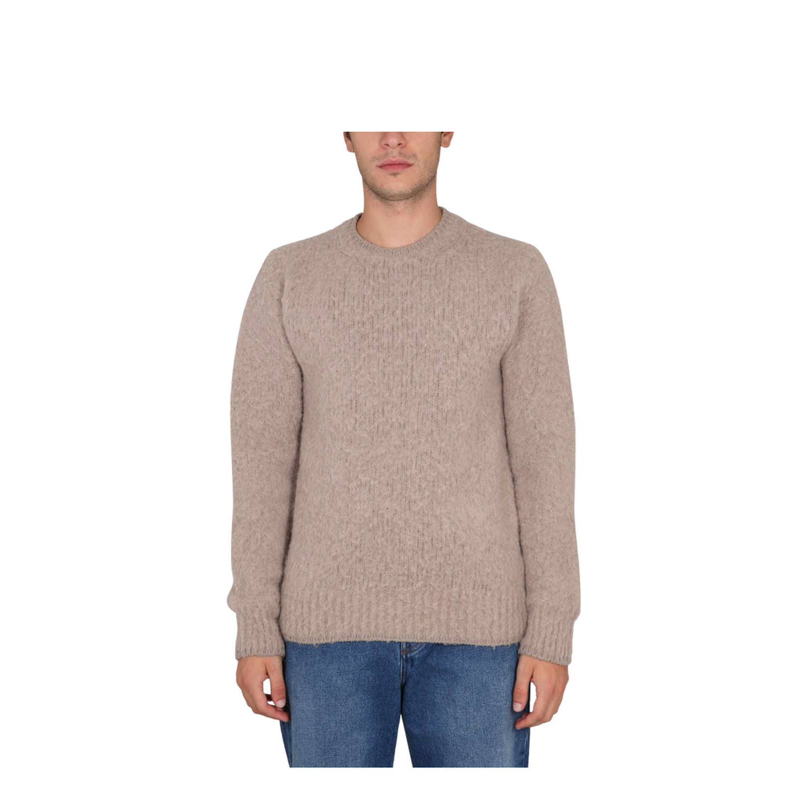 Brushed Choker Knit - Beige