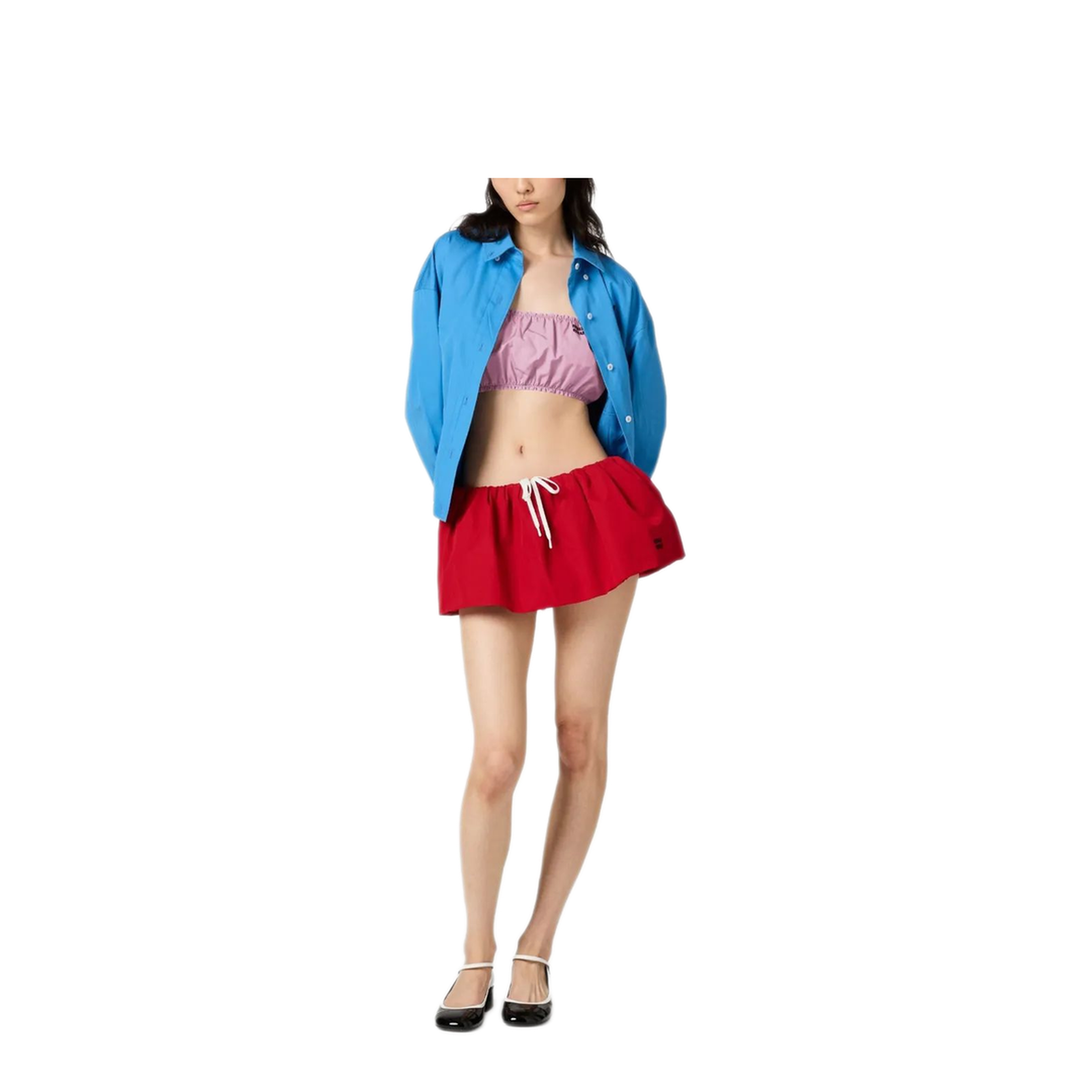 MAYFEYR - Miu Miu - Poplin Skirt - MG2200SOOO1BMSF0D56