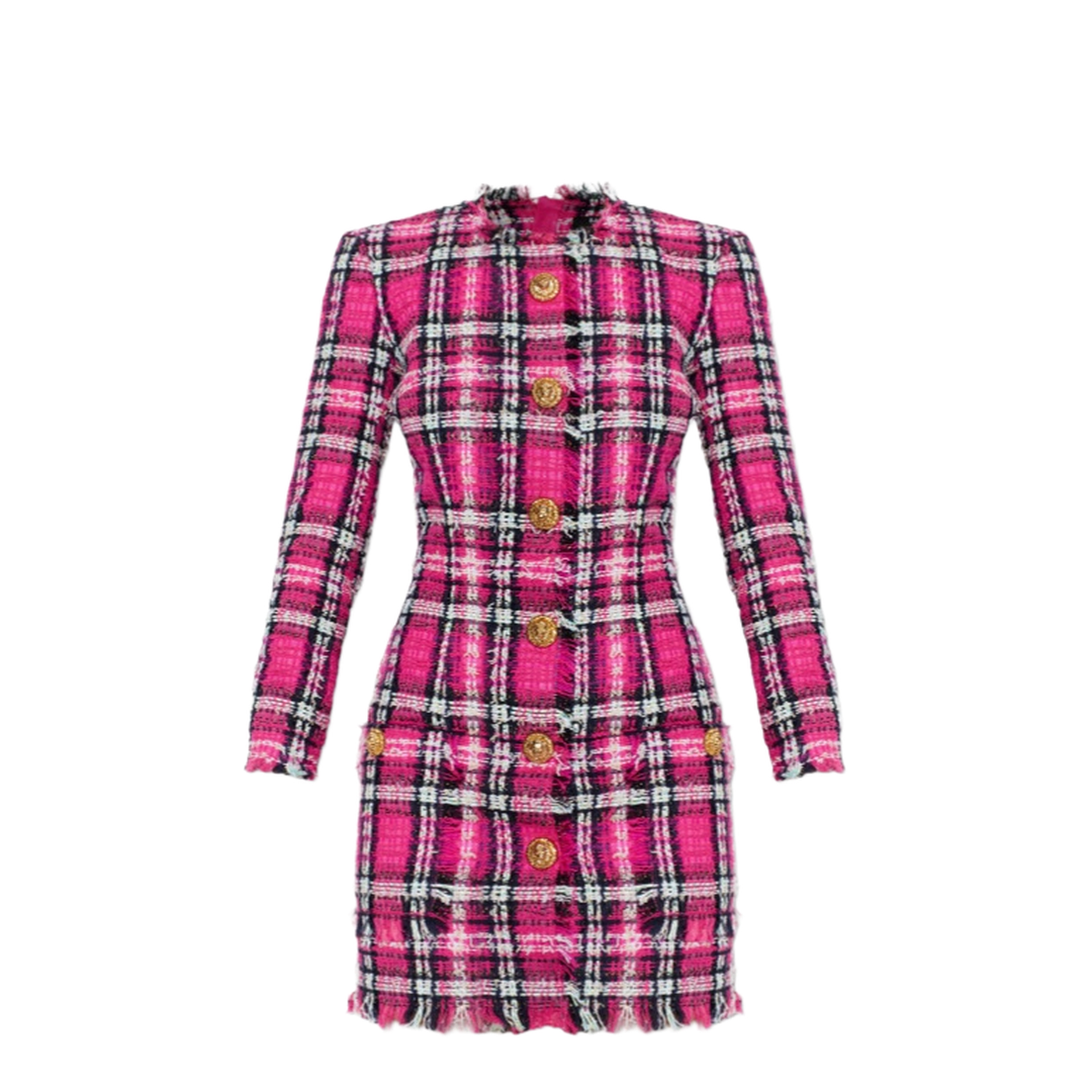 Women's Tweed Dress Pink