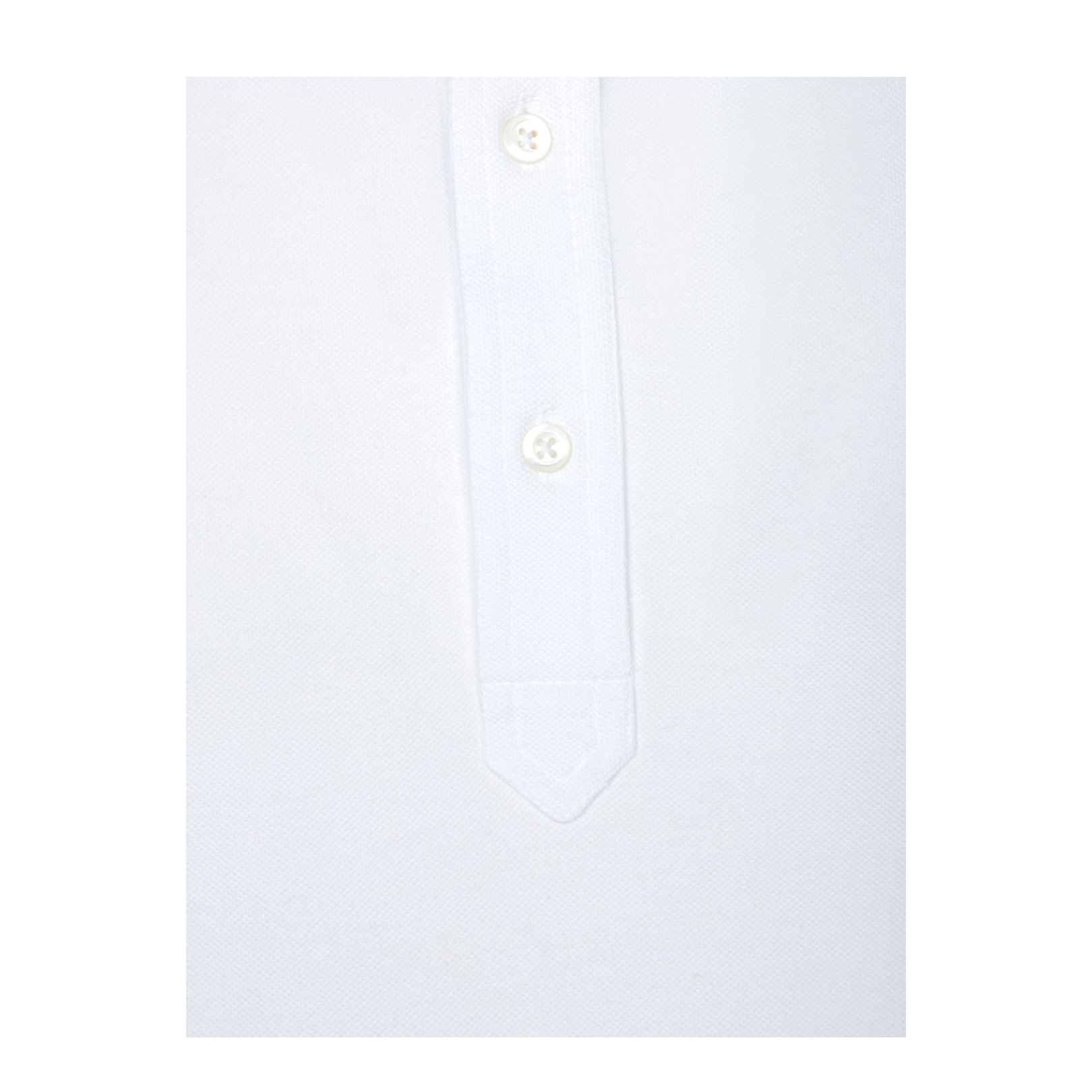 Short Sleeve Polo Piqué Fabric Classic Collar with Three-Button Placket