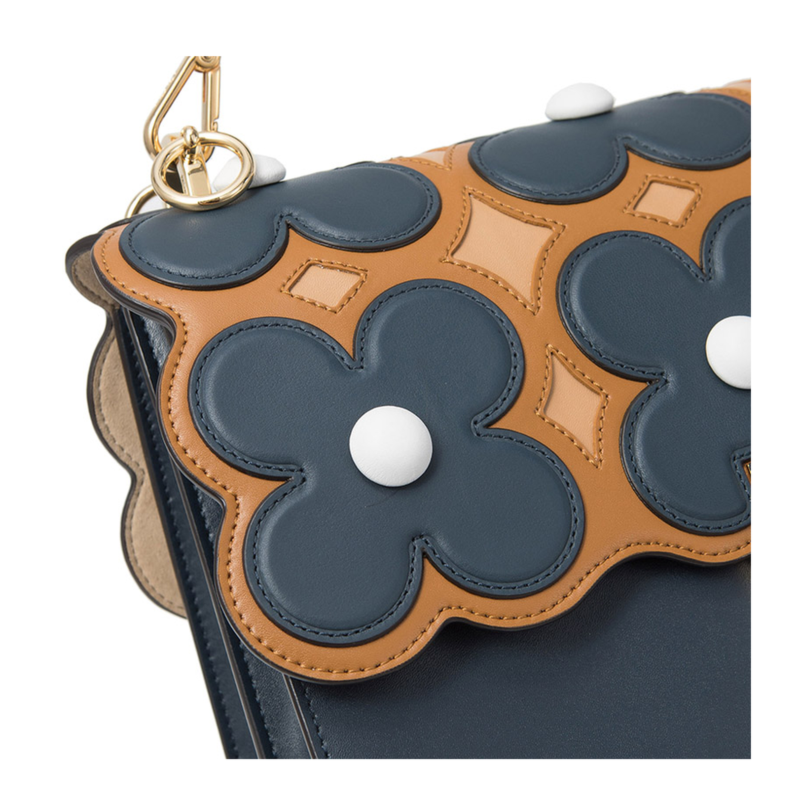 Handbag with Floral Pattern