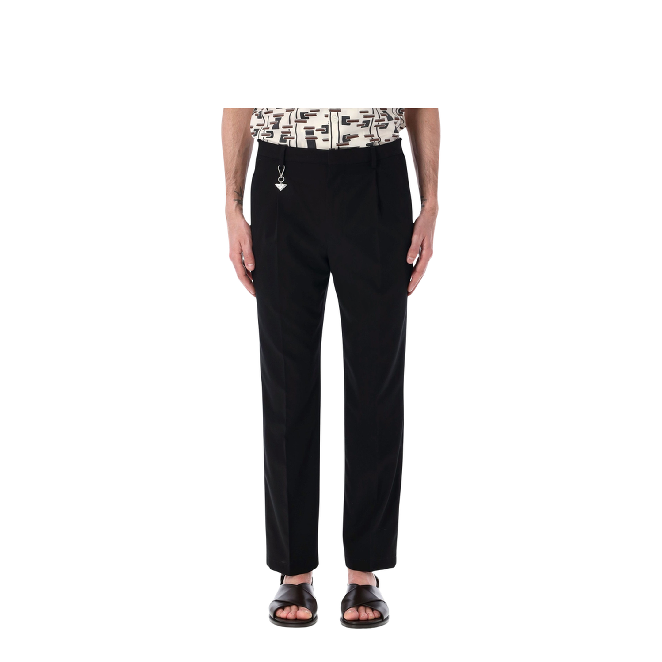 Tailored Pants with Logo