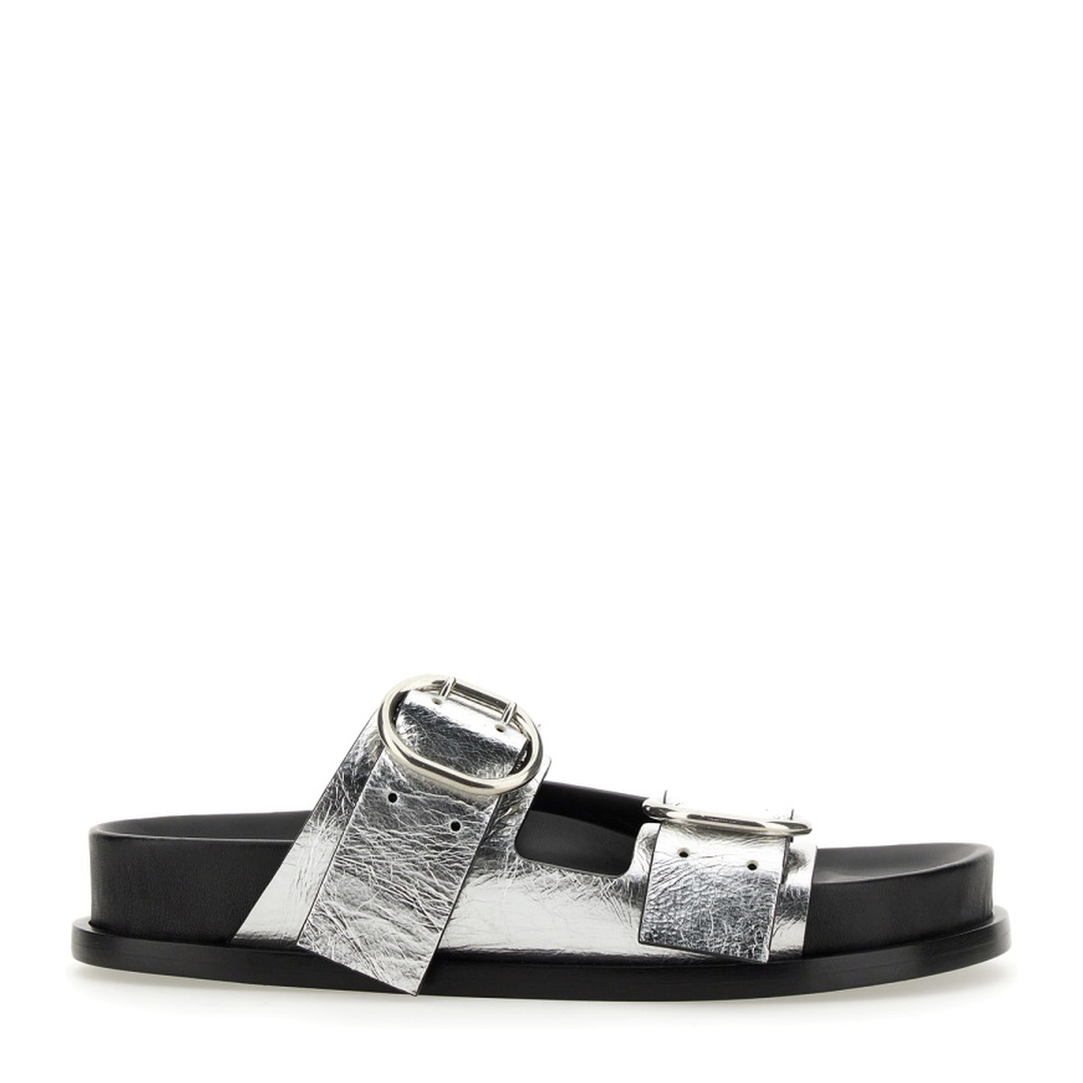 Leather Sandal with Buckle
