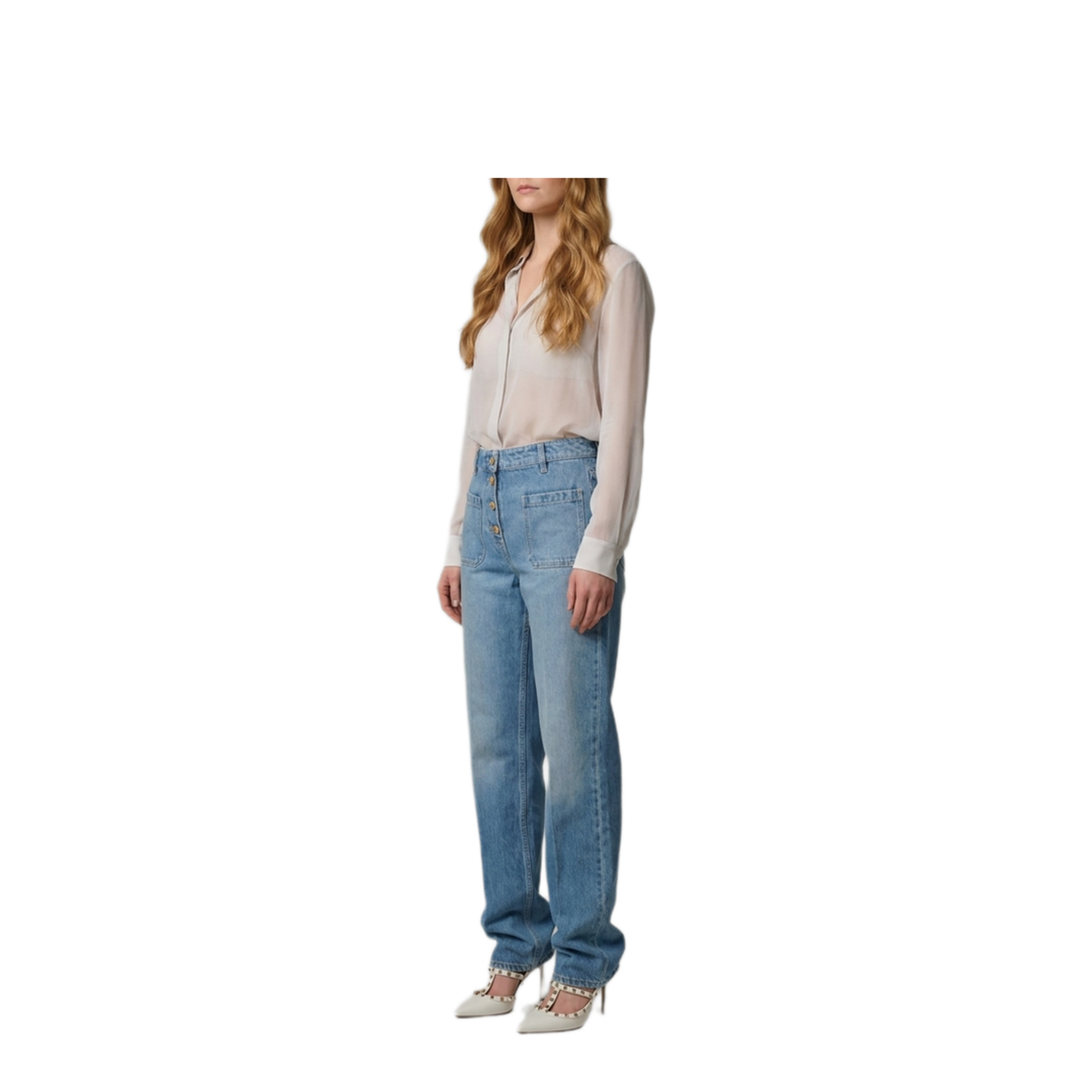 MAYFEYR - Valentino - Flare Denim Pants - 9B3DD23LACF558