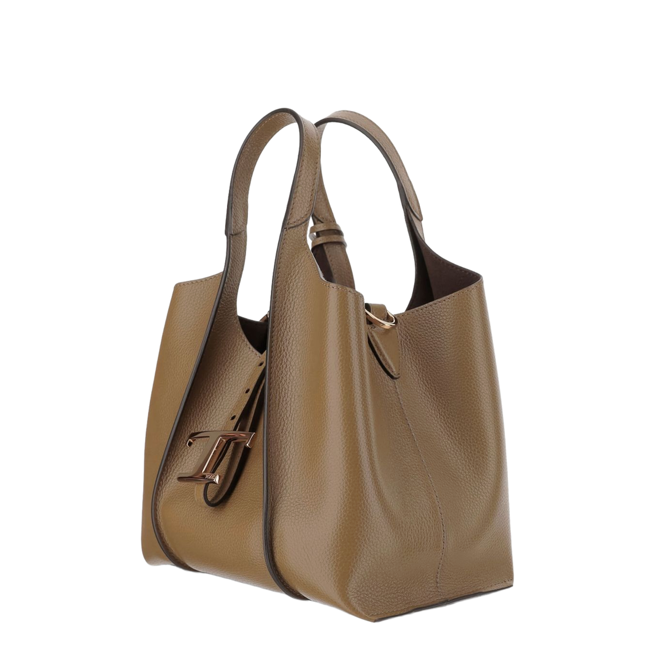 T Timeless Shopping Bag in Leather Mini