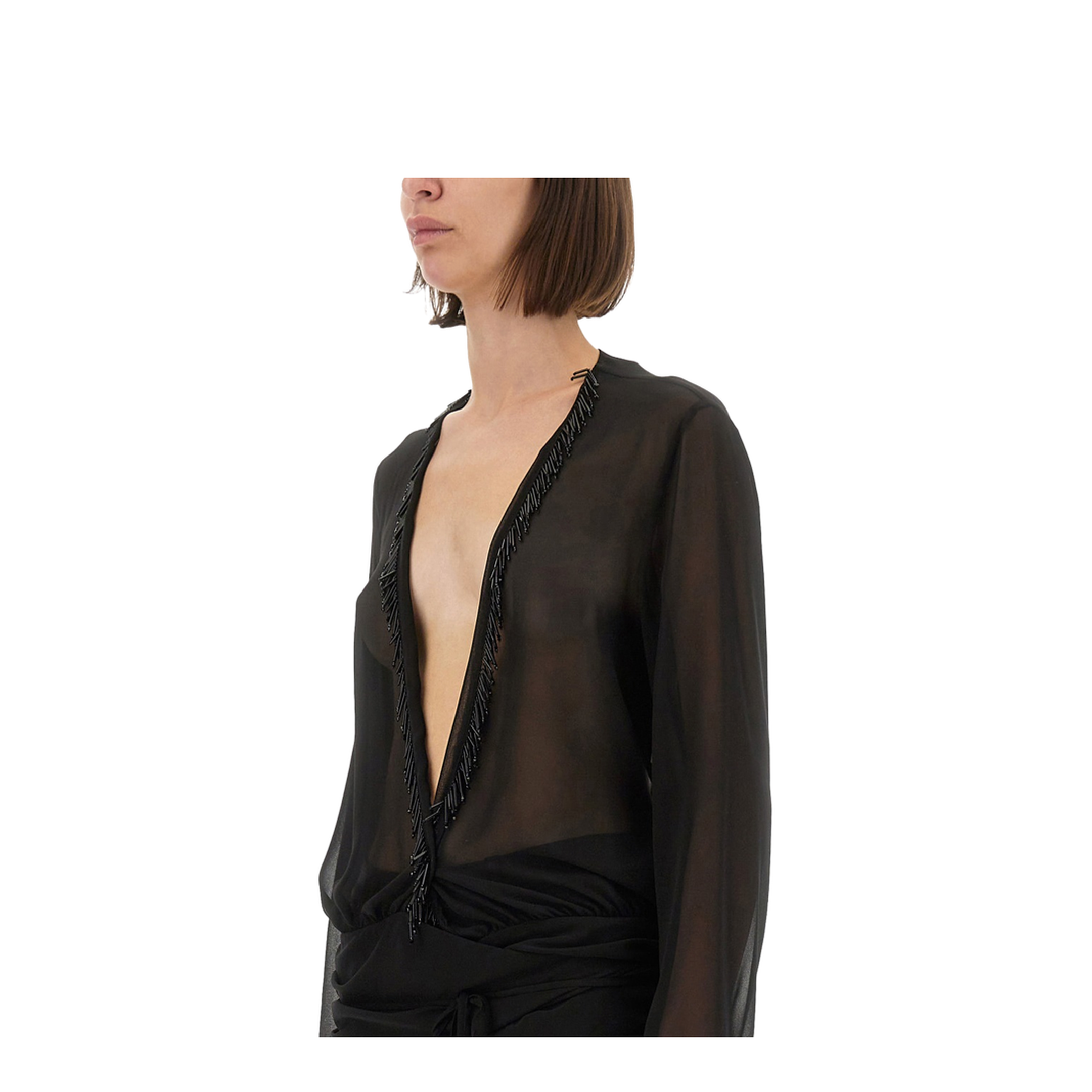 Embroidered Georgette Blouse