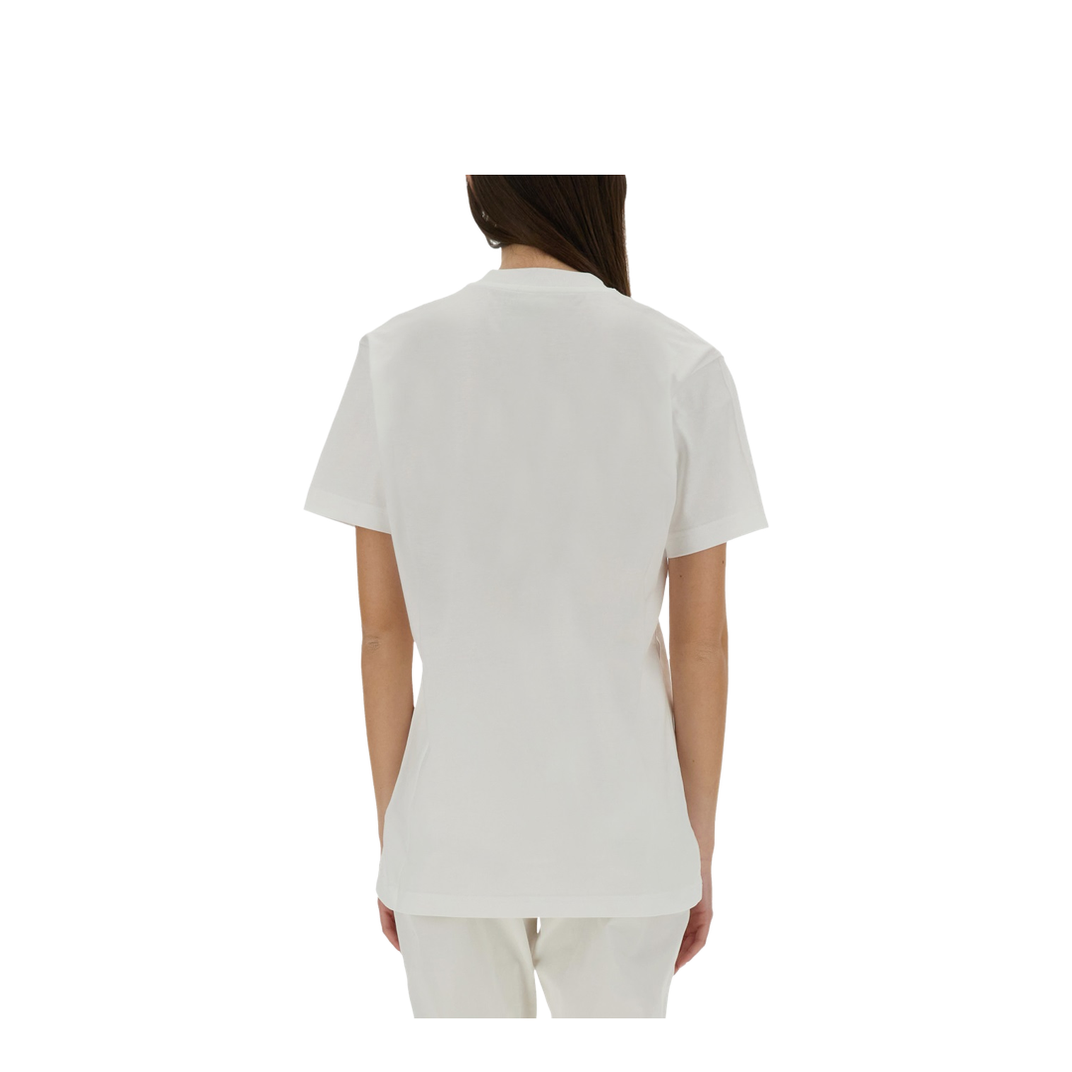 White Logo-Print T-Shirt