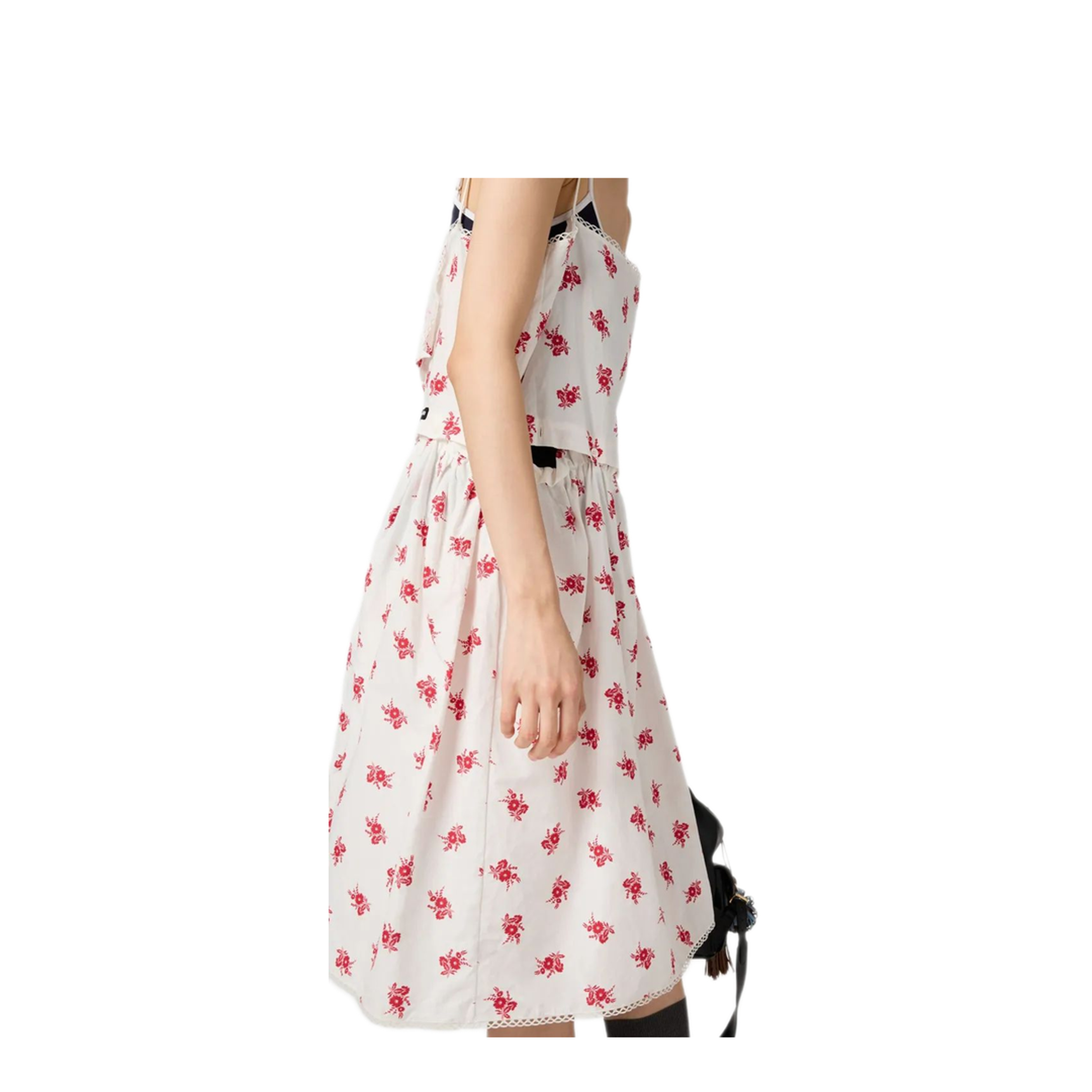 MAYFEYR - Miu Miu - Flame Poplin Dress - MF5910SOOO17O3F0970