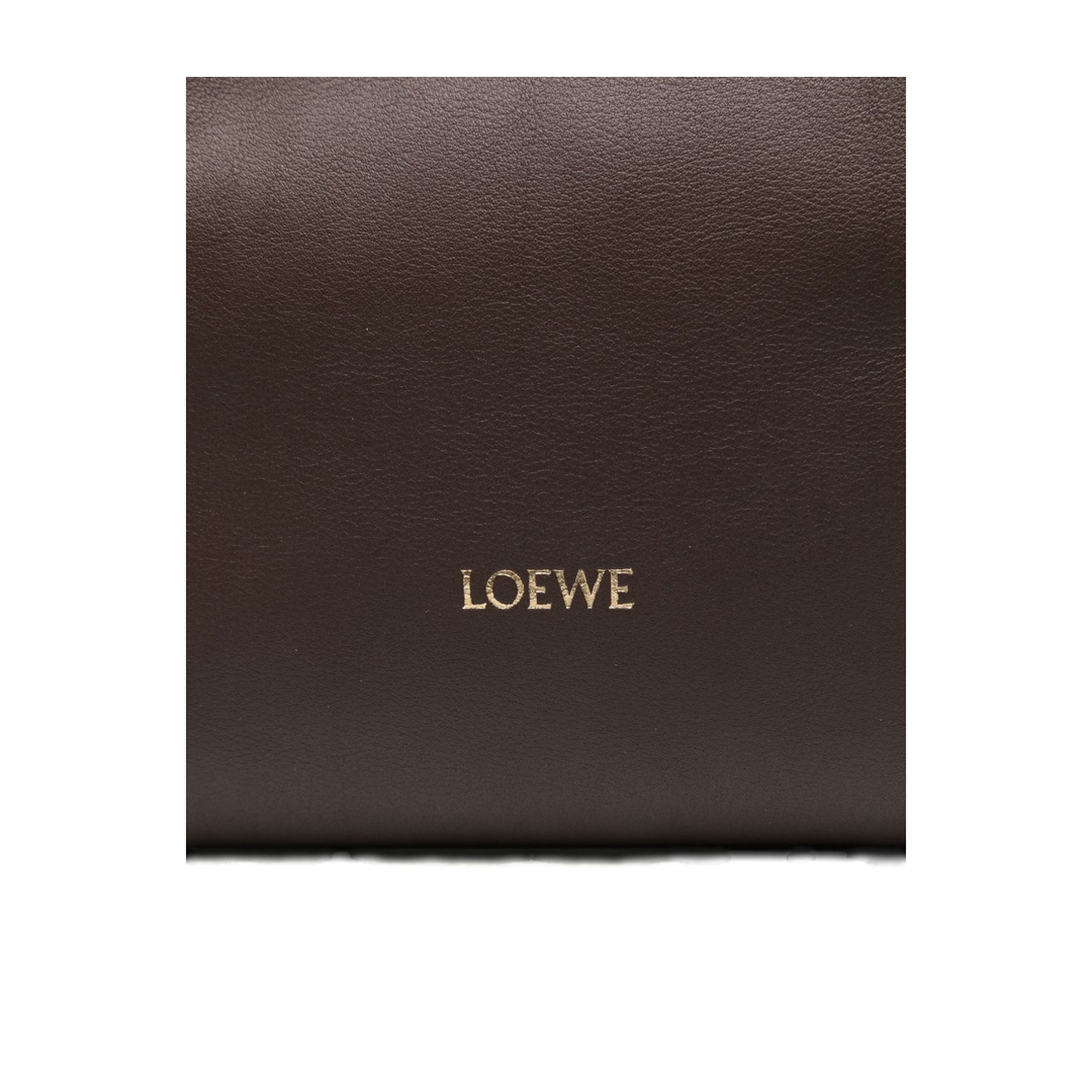 Flamenco Medium Leather Clutch Bag - Brown