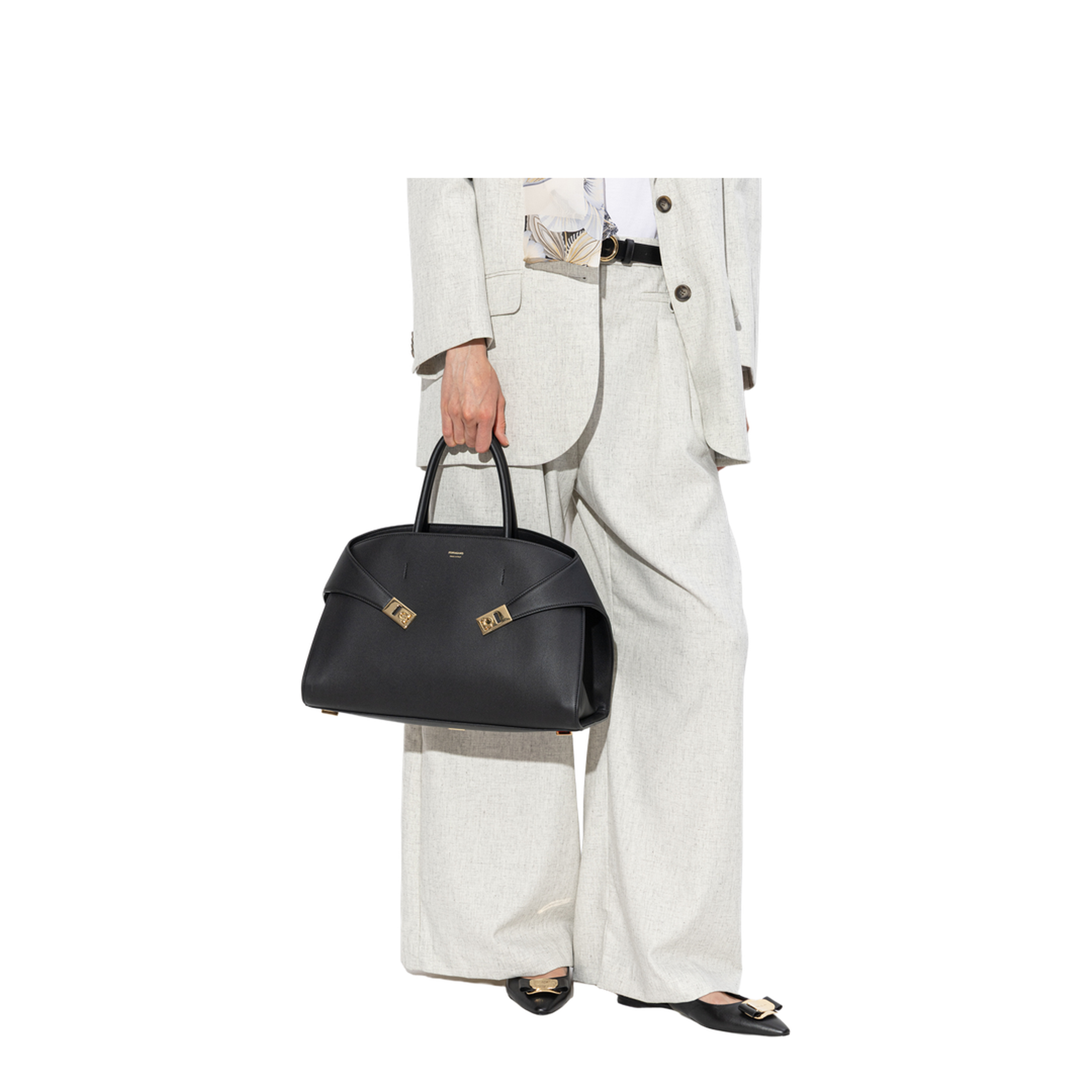 MAYFEYR - Ferragamo - Leather Handbag - 215921HUGTHM766591NERO