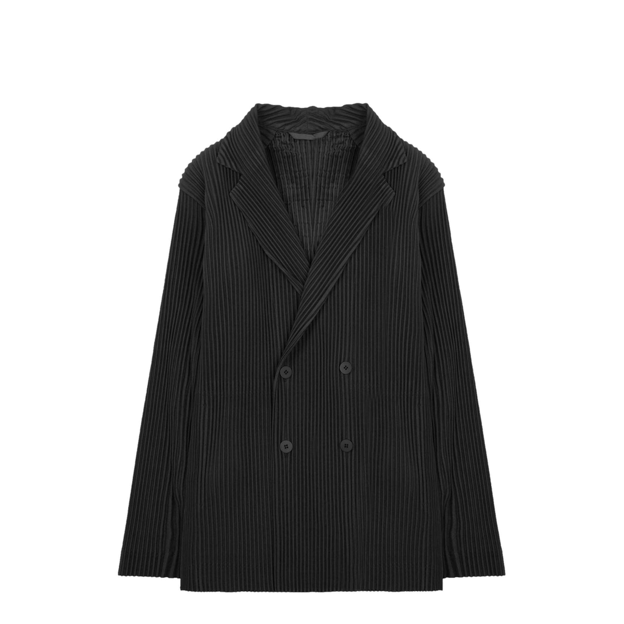 MAYFEYR - Bao Bao Issey Miyake - Double-Breasted Pleated Jacket - HP66JD15015