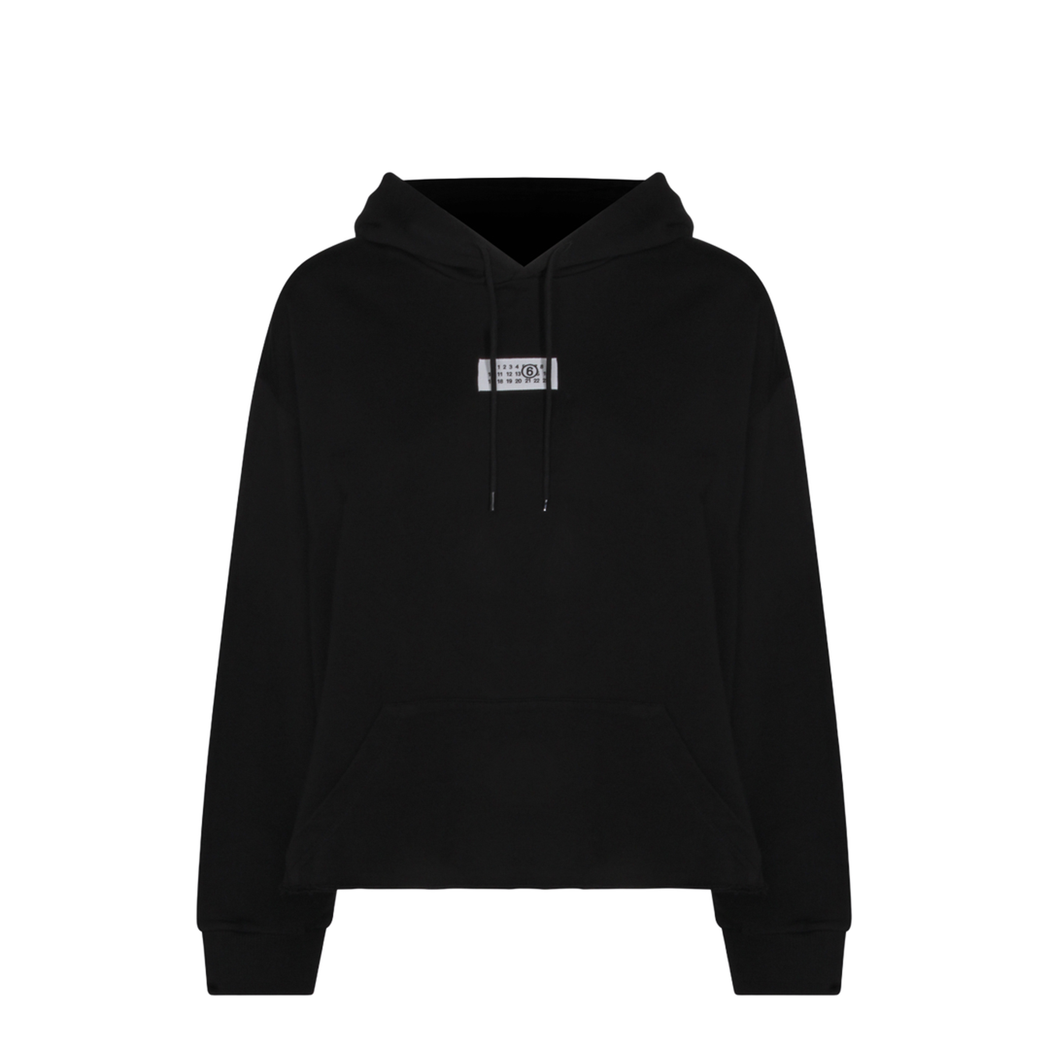 Black Cotton Hoodie