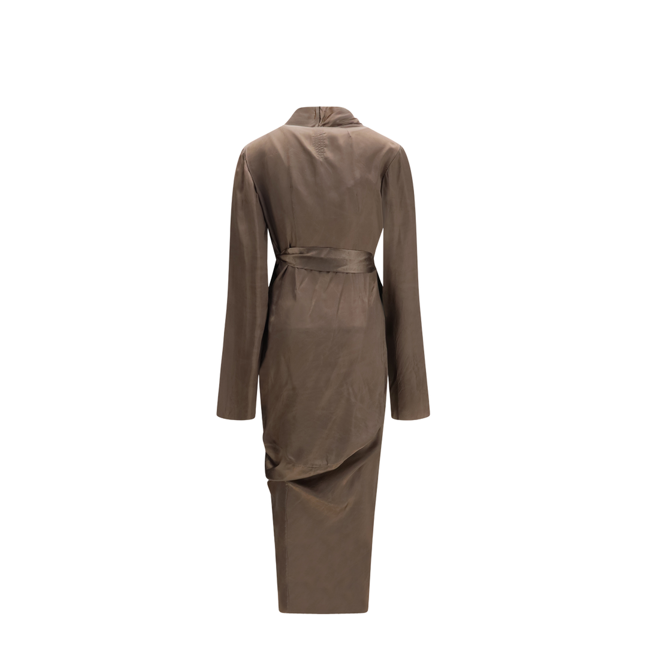 MAYFEYR - Rick Owens - Asymmetric Wrap Dress With Knot Fastening - RP01F6560