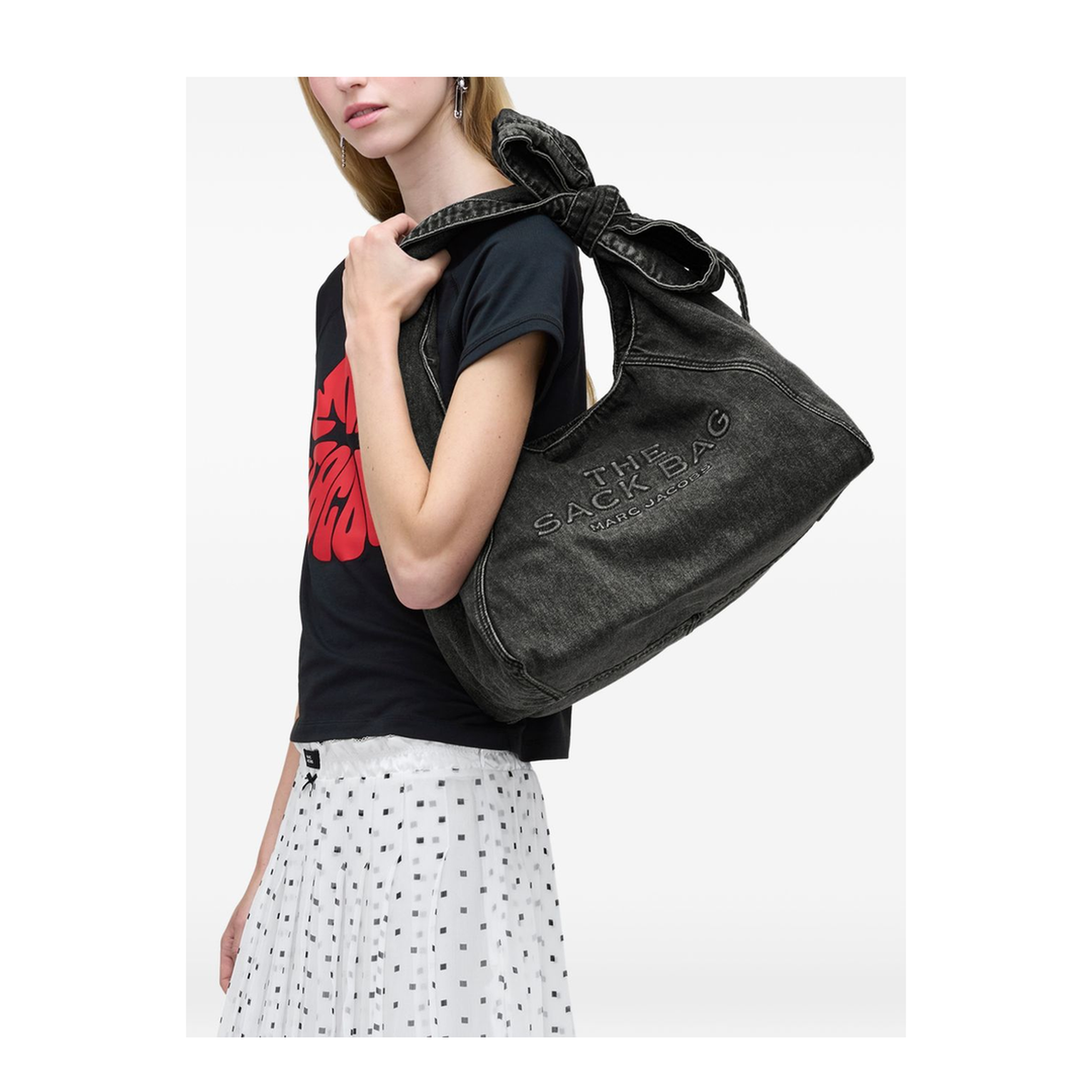 Bow-Detail Shoulder Bag